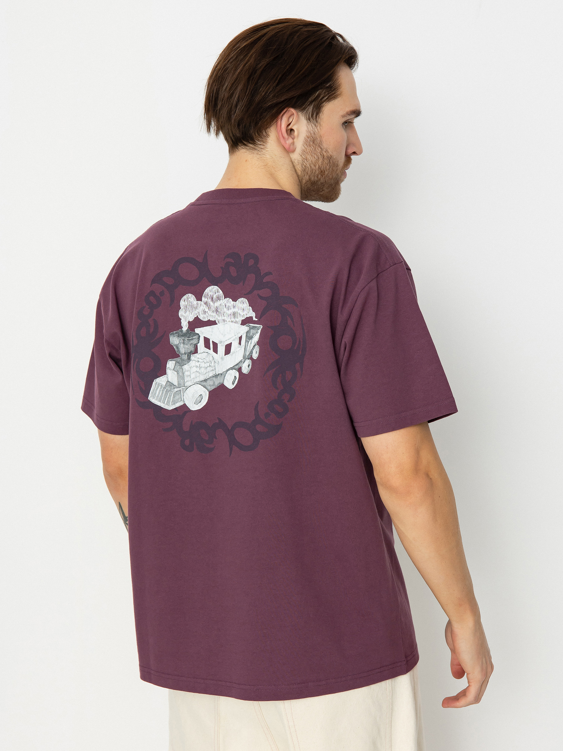 T-shirt Polar Skate Hijack (plum)