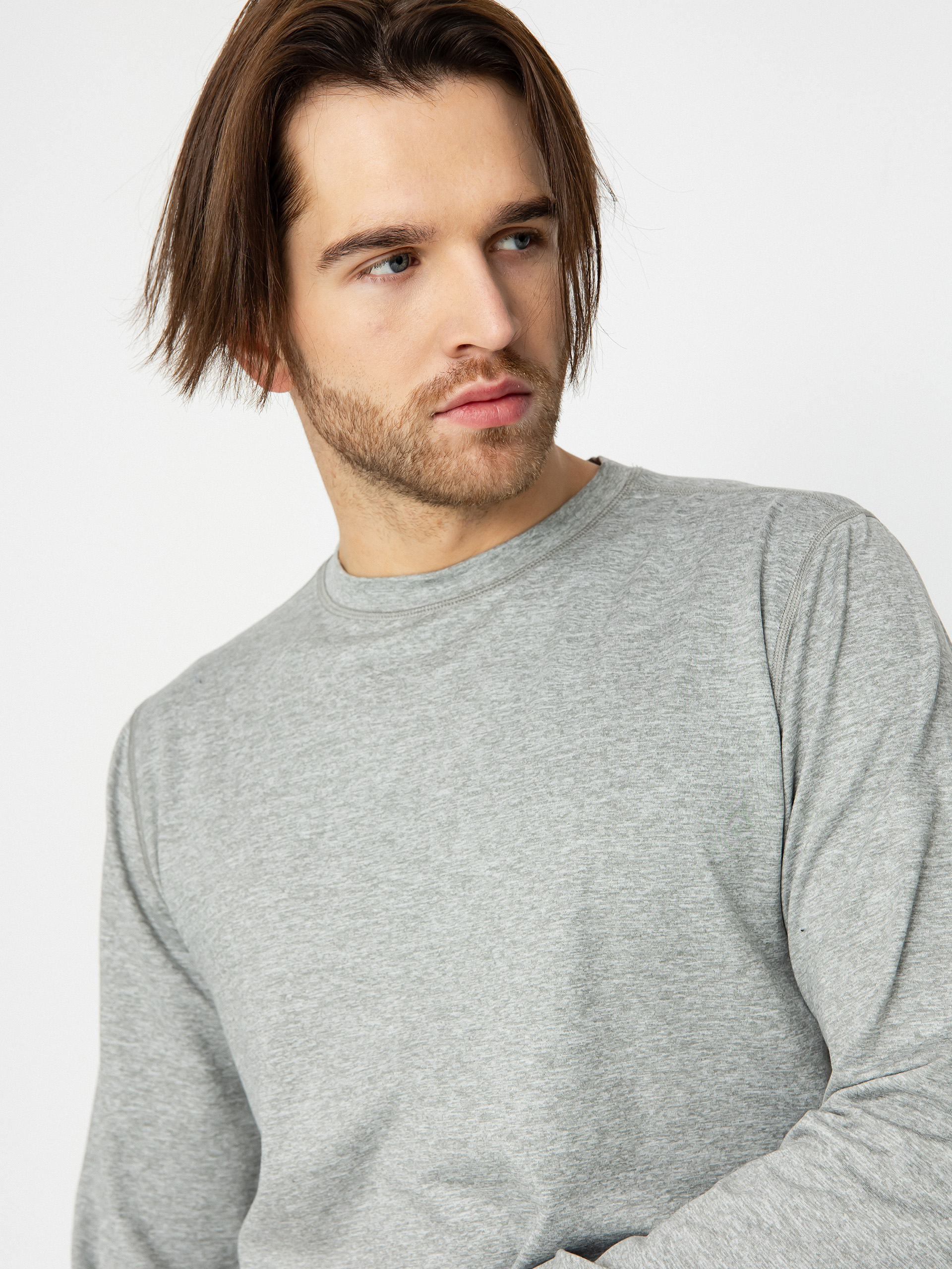 Męski Longsleeve Burton Midweight Base Layer (gray heather)