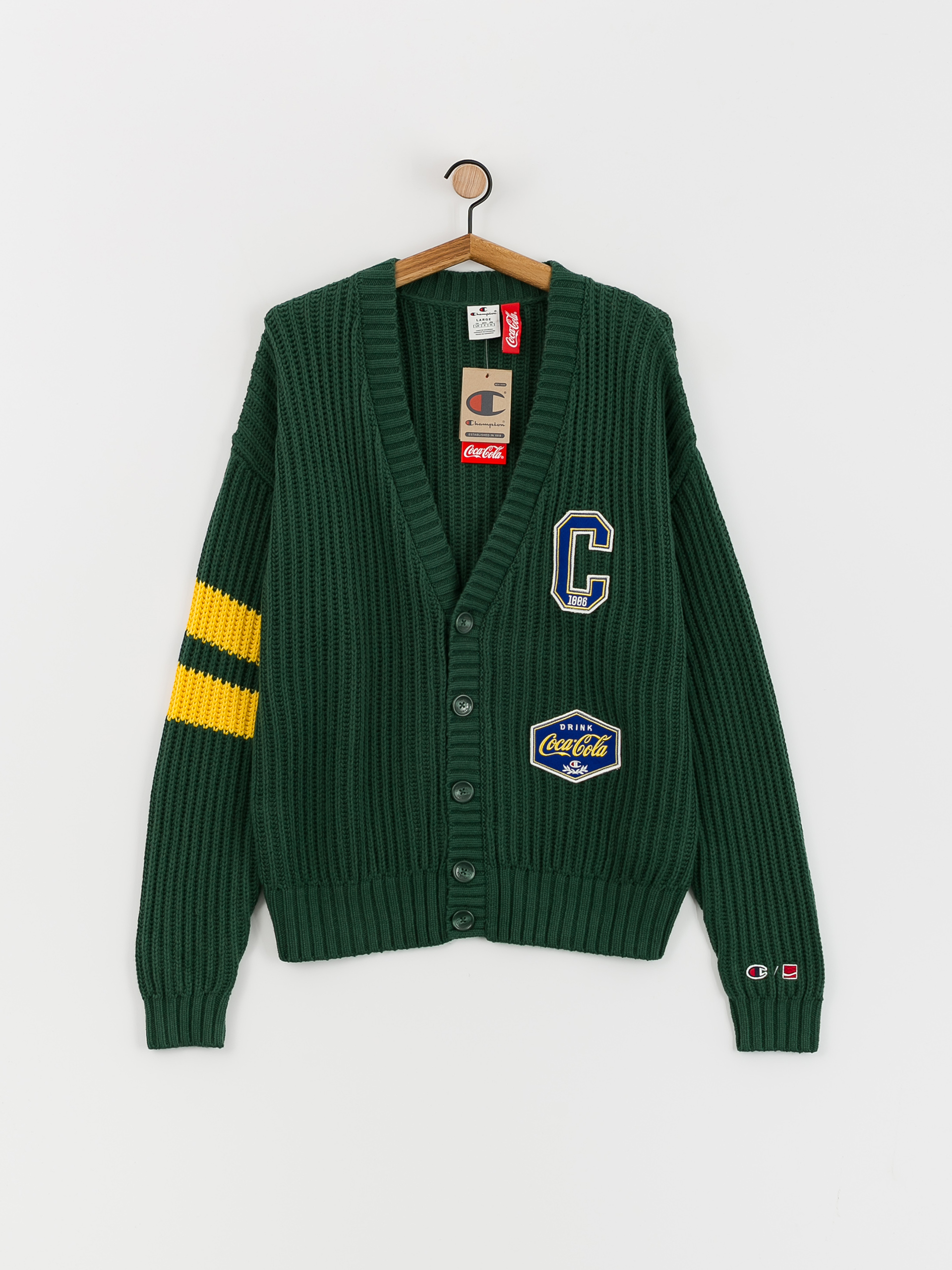 Sweter Champion X Coca Cola Cardigan Top 220192 (hlg/loy)