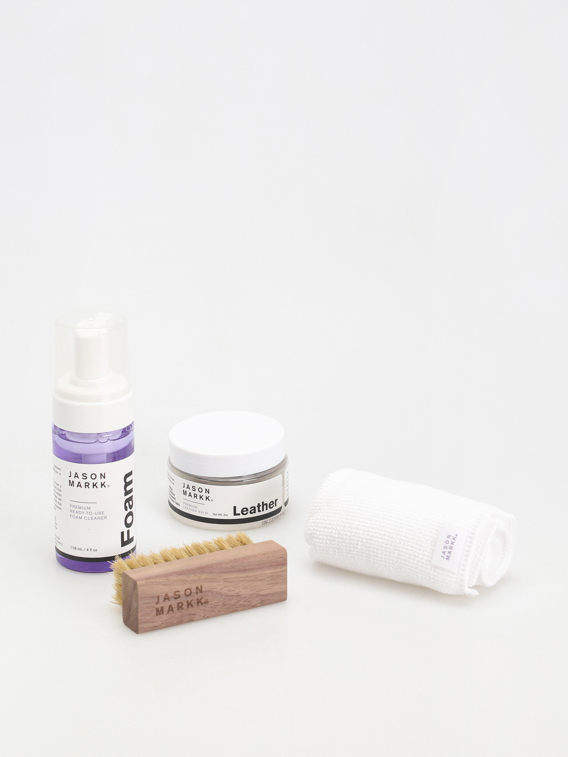 Zestaw pielęgnacyjny Jason Markk Leather Care Kit (white)