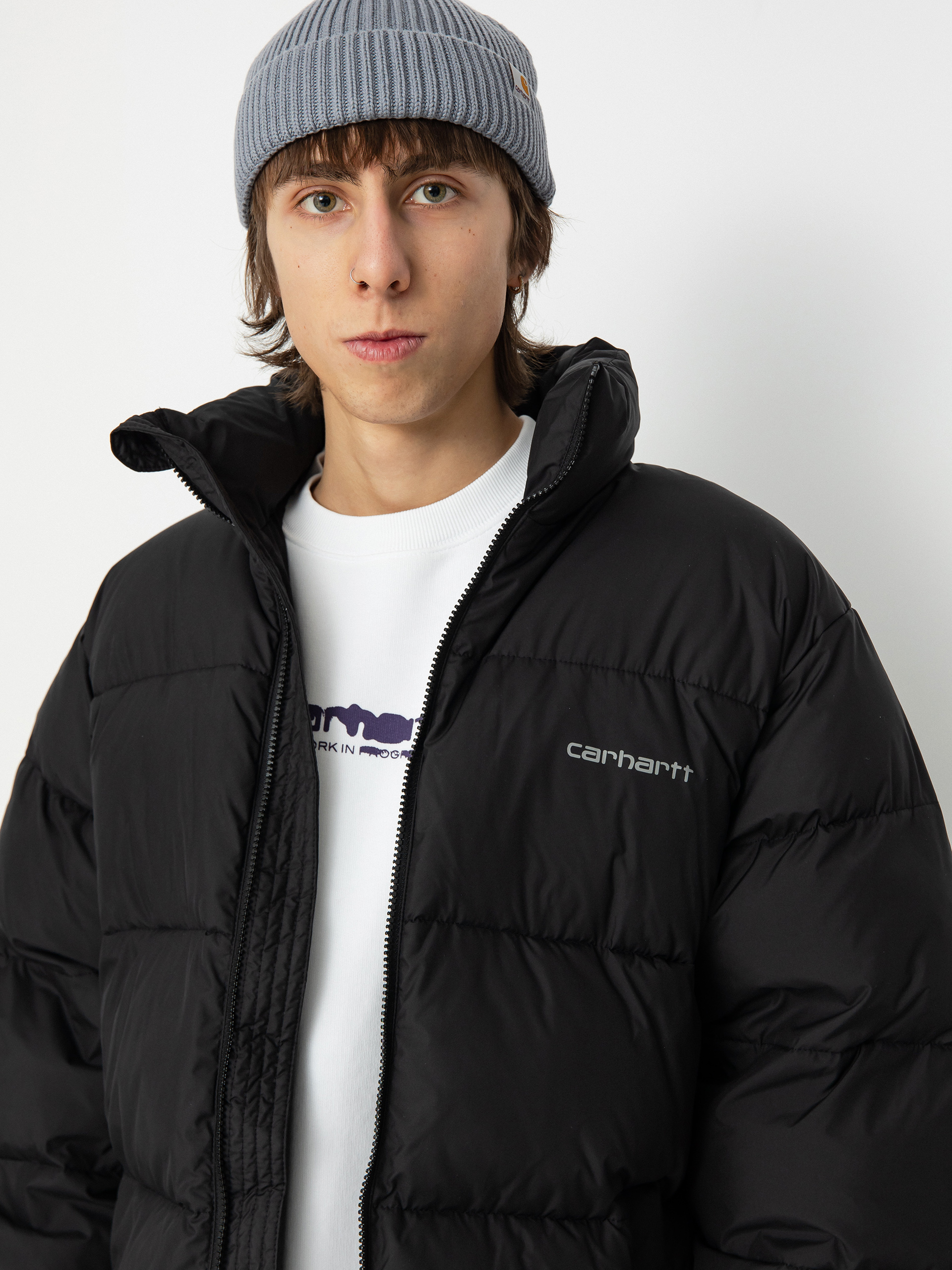 ジャケット・アウター krshsiii Kurtka Carhartt WIP Springfield - czarny (black/blacksmith)
