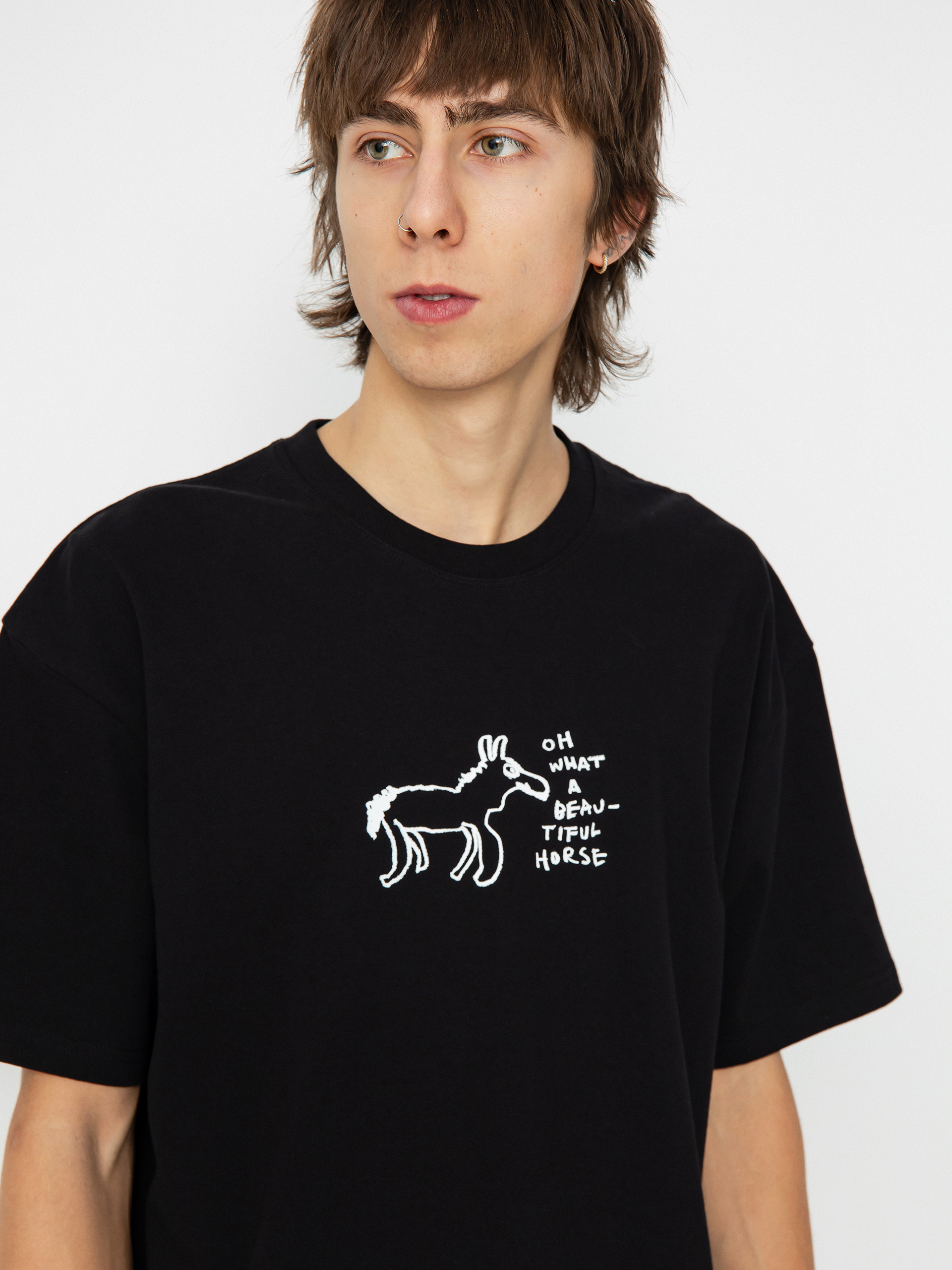 T-shirt Polar Skate Beautiful Horses (black)