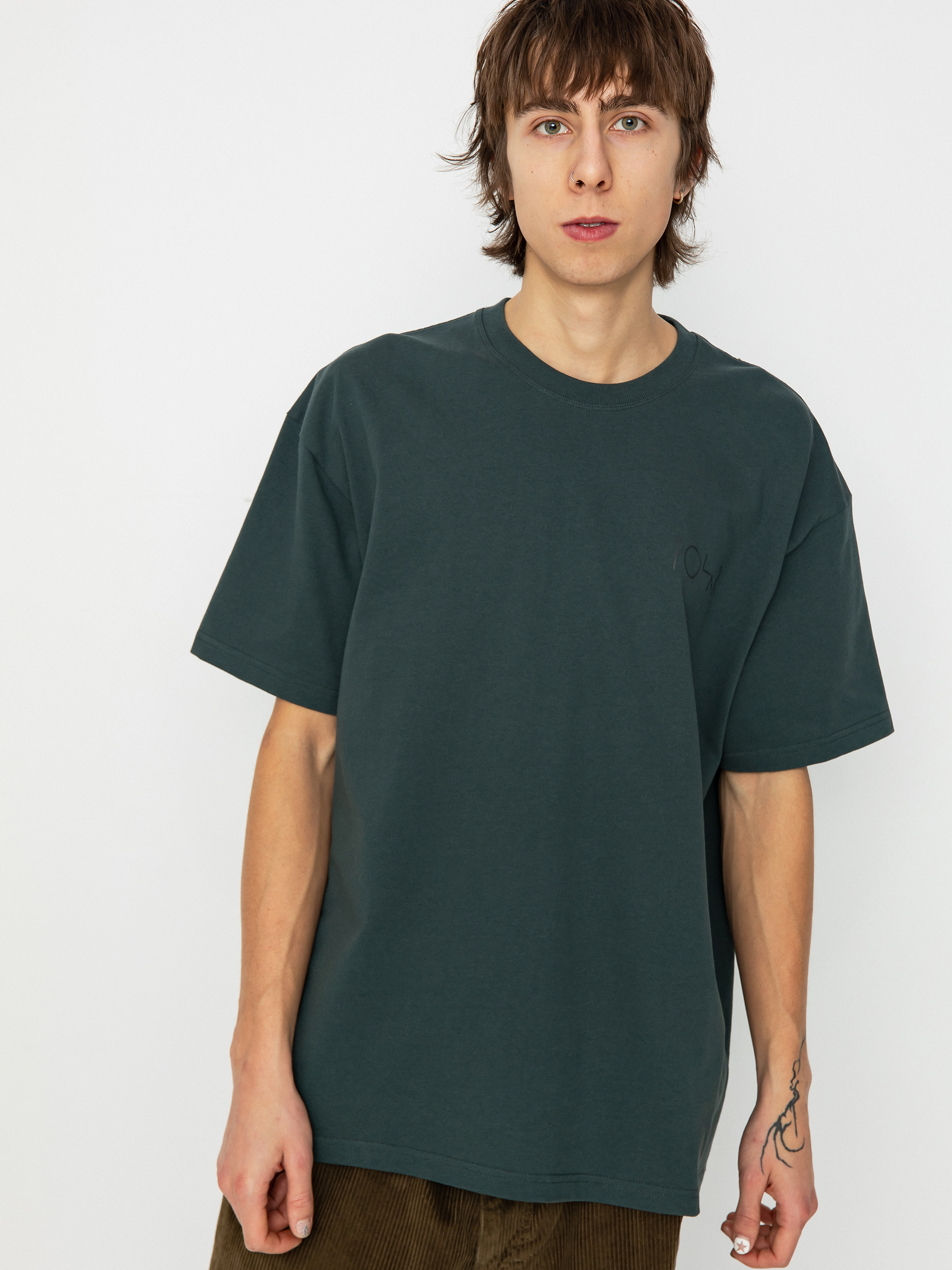 T-shirt Polar Skate Stroke Logo (green)