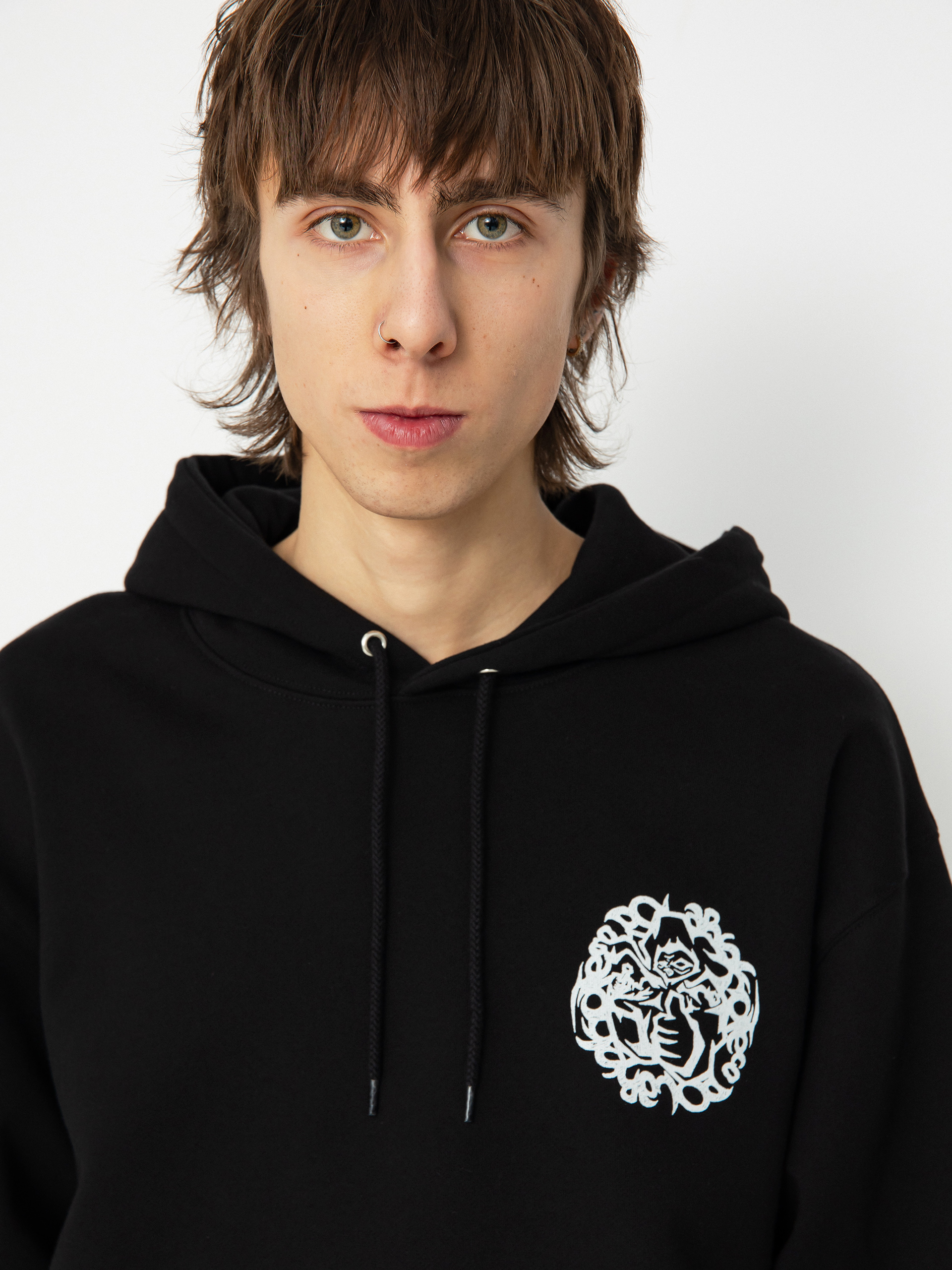 Bluza z kapturem Polar Skate Hijack Dave HD (black)