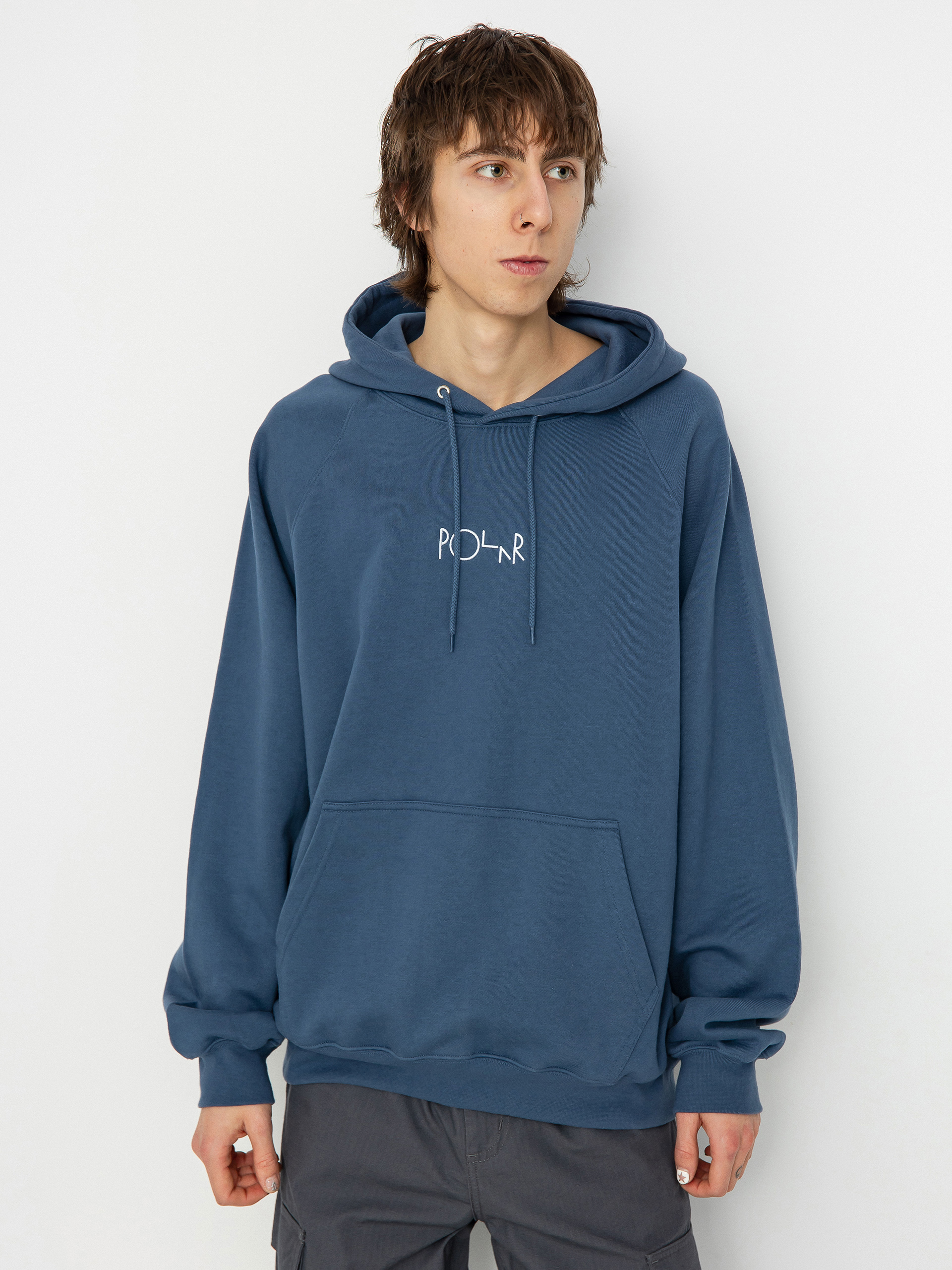 Bluza z kapturem Polar Skate Default HD (grey blue)