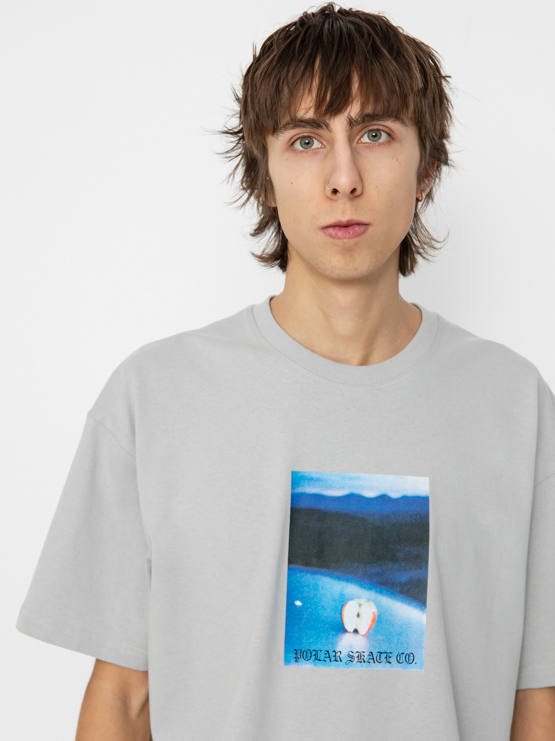 T-shirt Polar Skate Core (silver)