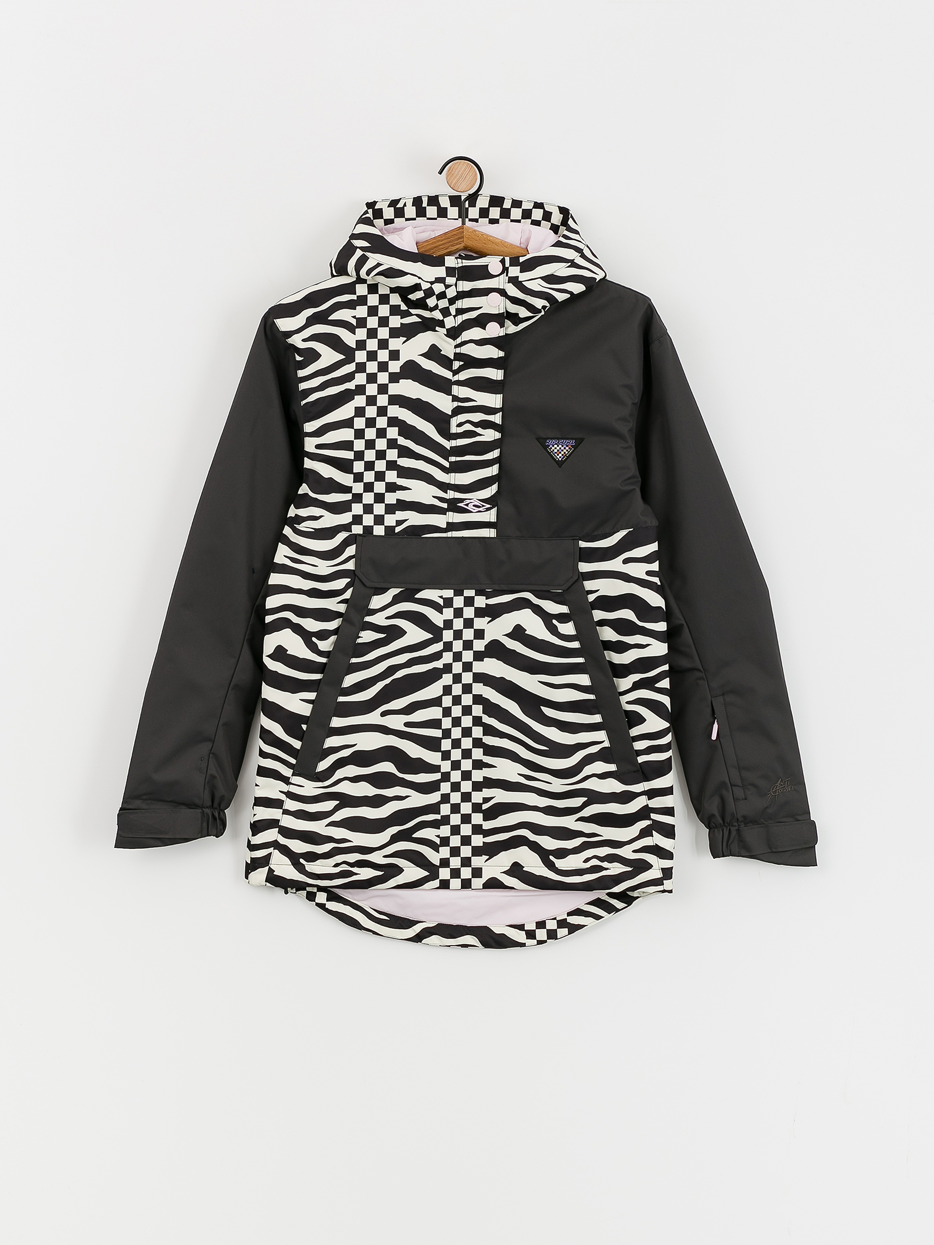 Damska Kurtka snowboardowa Rip Curl Rider Anorak (washed black)