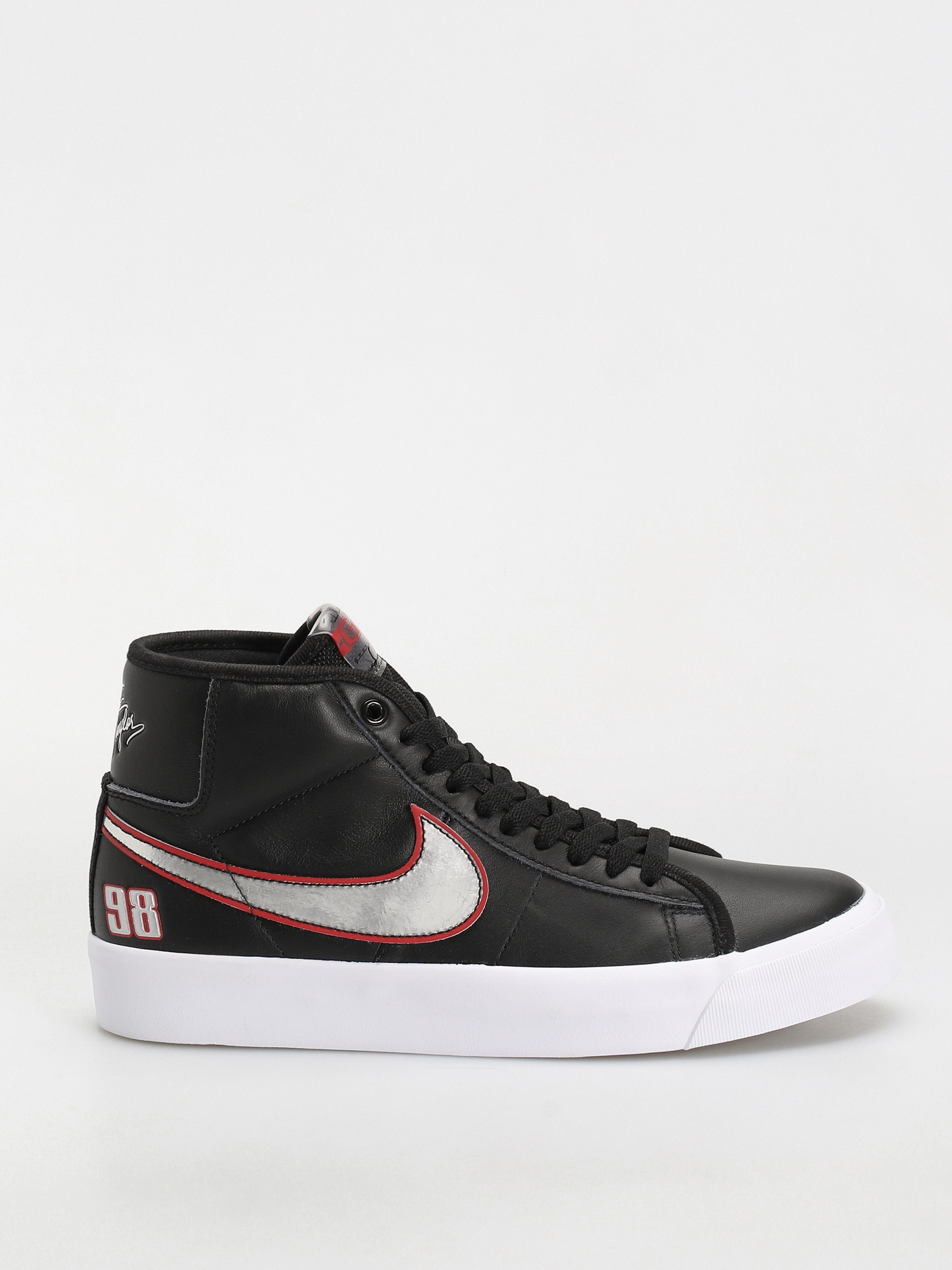 Buty Nike SB Zoom Blazer Mid Pro GT (black/metallic silver university red)