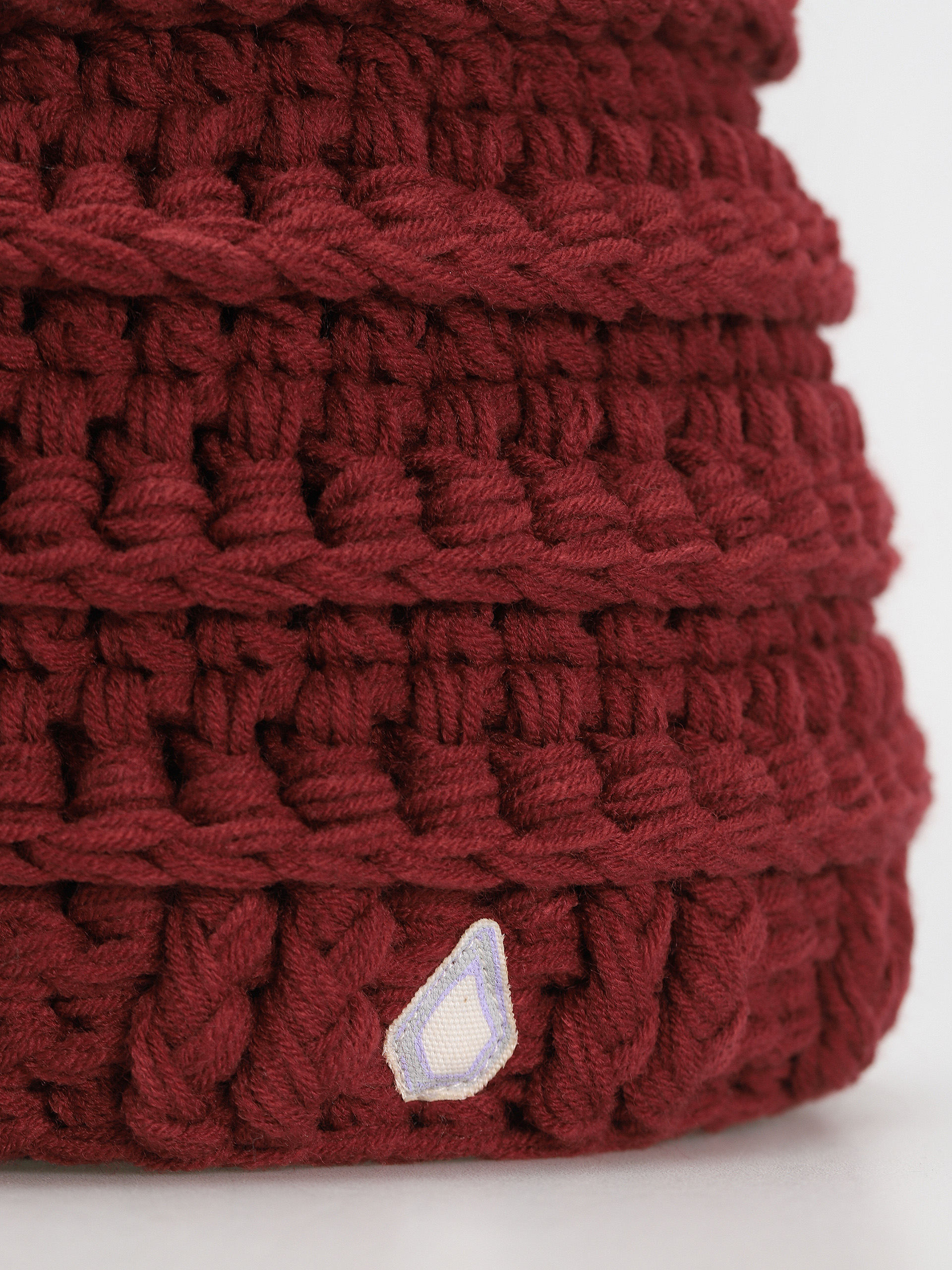 Czapka zimowa Volcom Rav Crochet Knit (maroon)