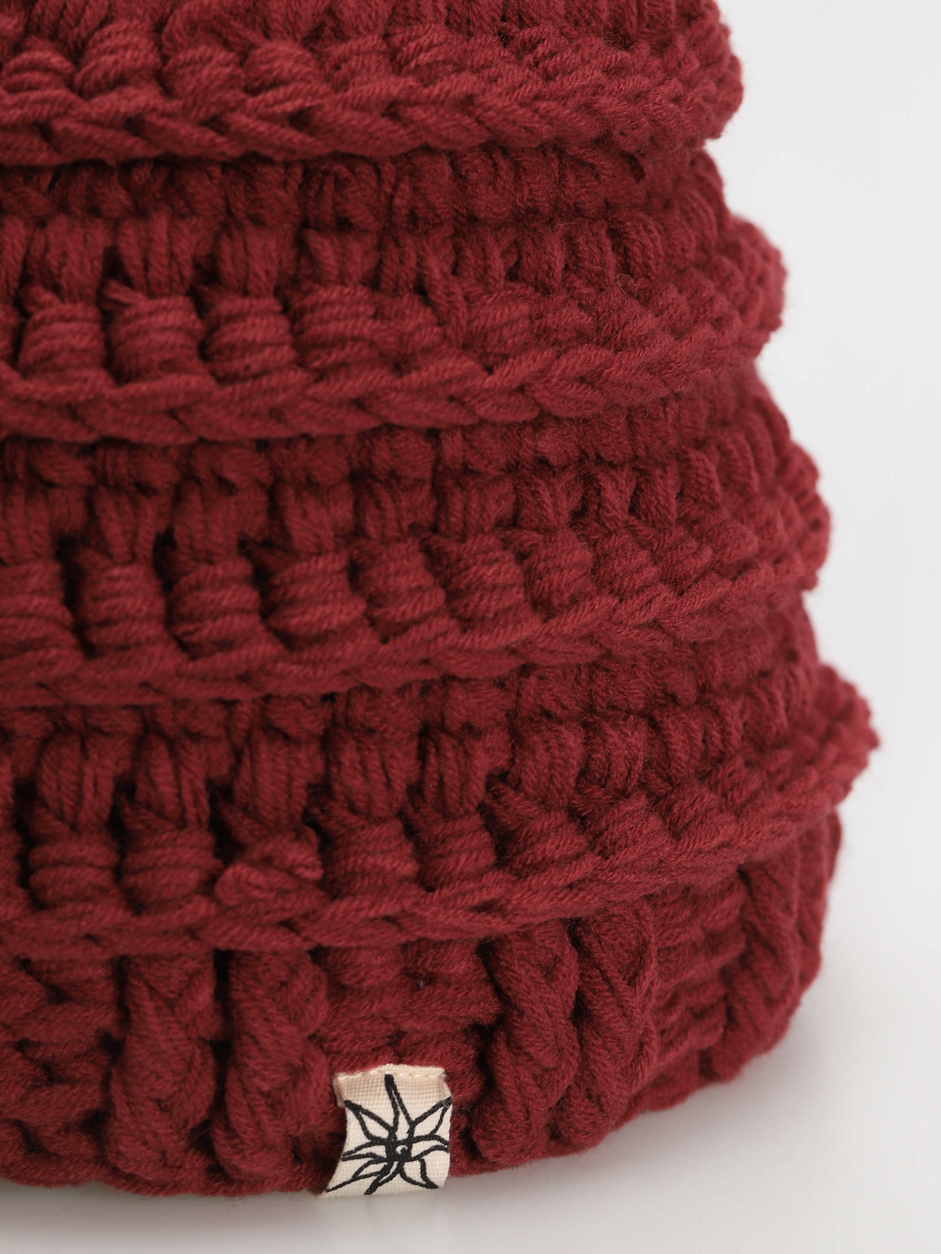 Czapka zimowa Volcom Rav Crochet Knit (maroon)