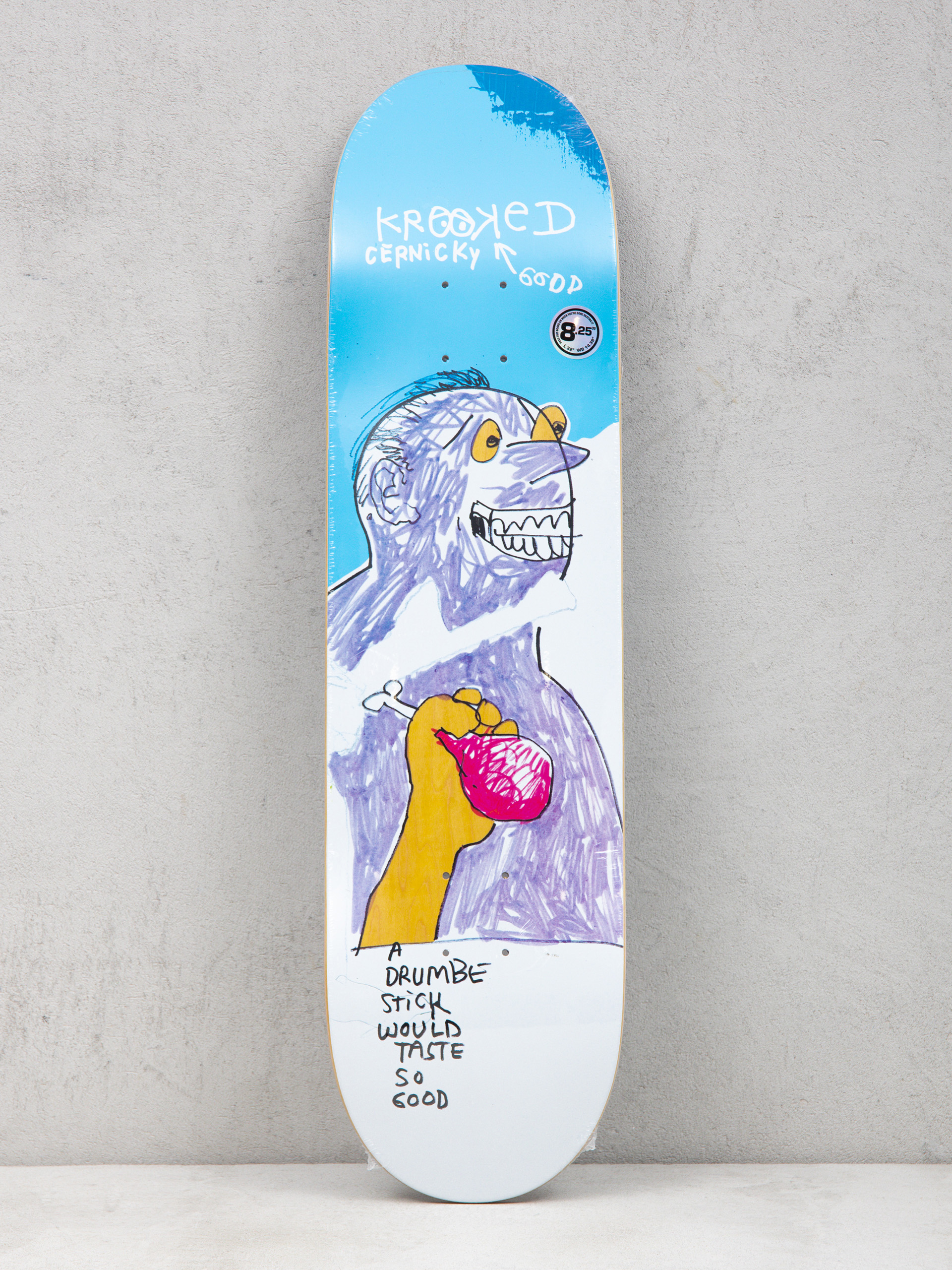 Deck Krooked Cernicky Drumb Stck (blue/white)