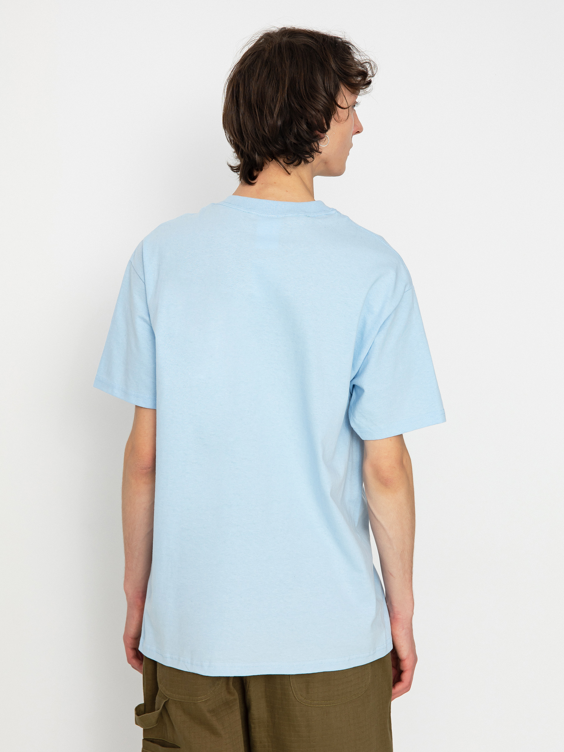 T-shirt HUF Broadcasting Live (light blue)