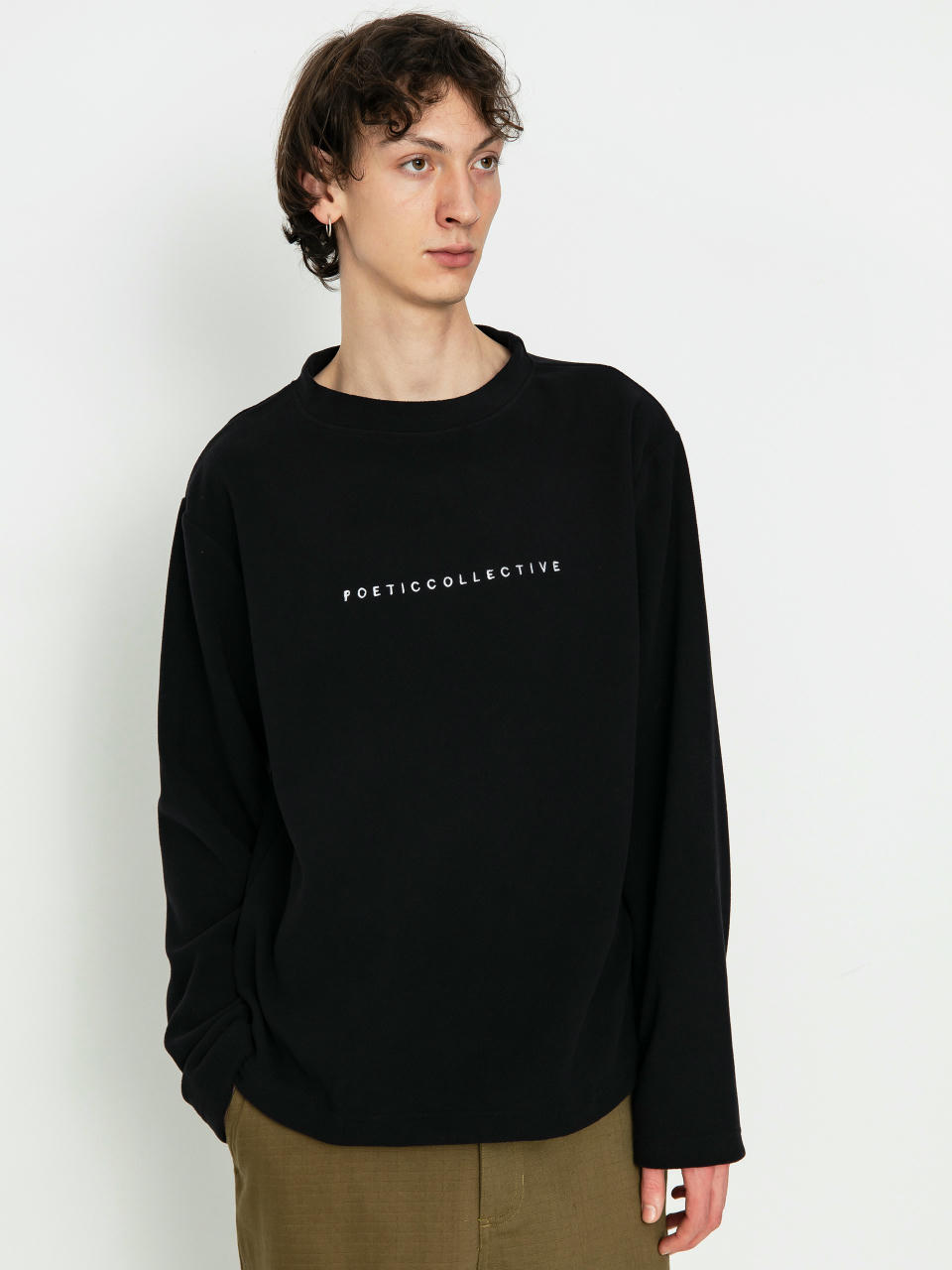 Bluza Poetic Collective Fleece Crew (black)