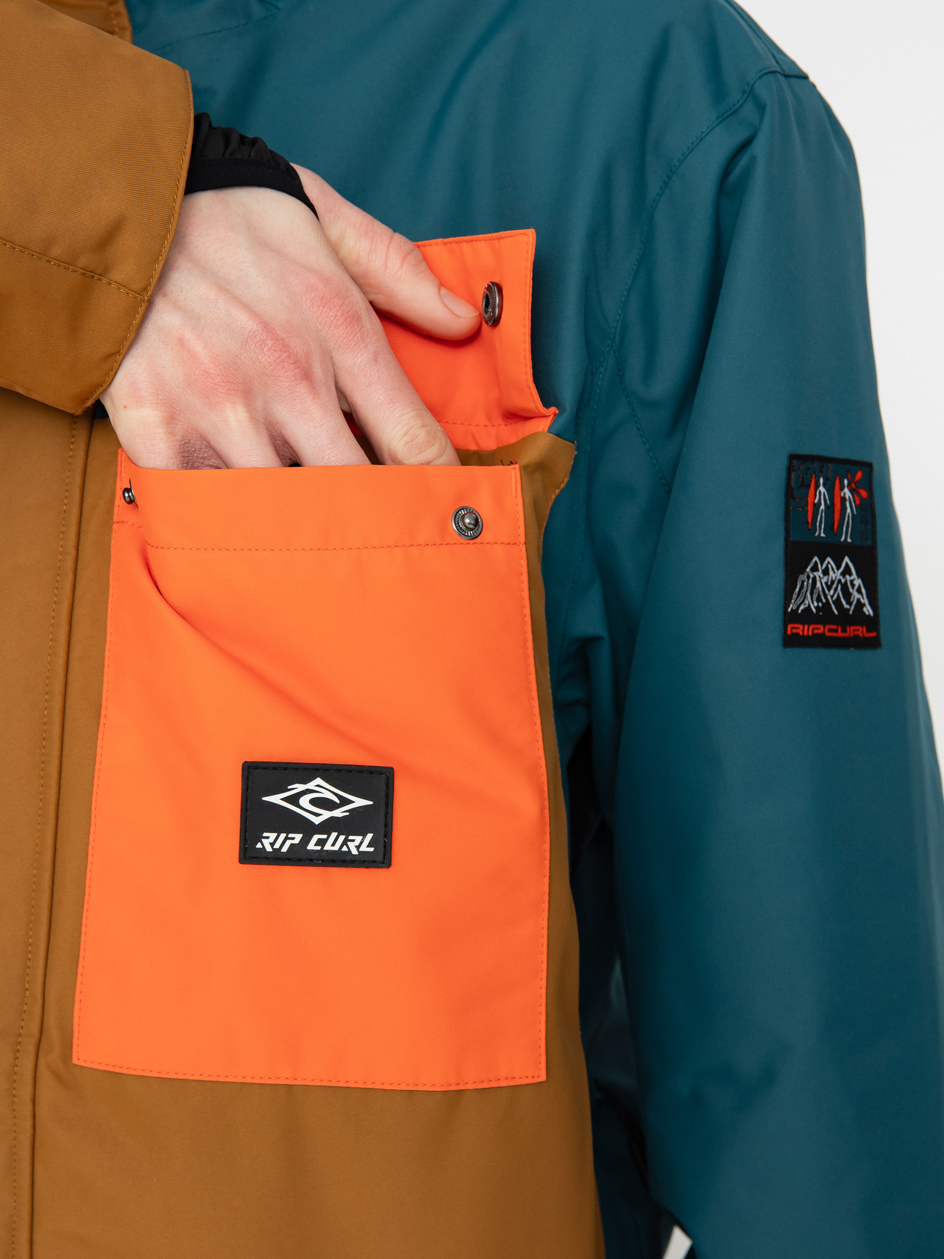 Męska Kurtka snowboardowa Rip Curl Pinnacle (blue green)