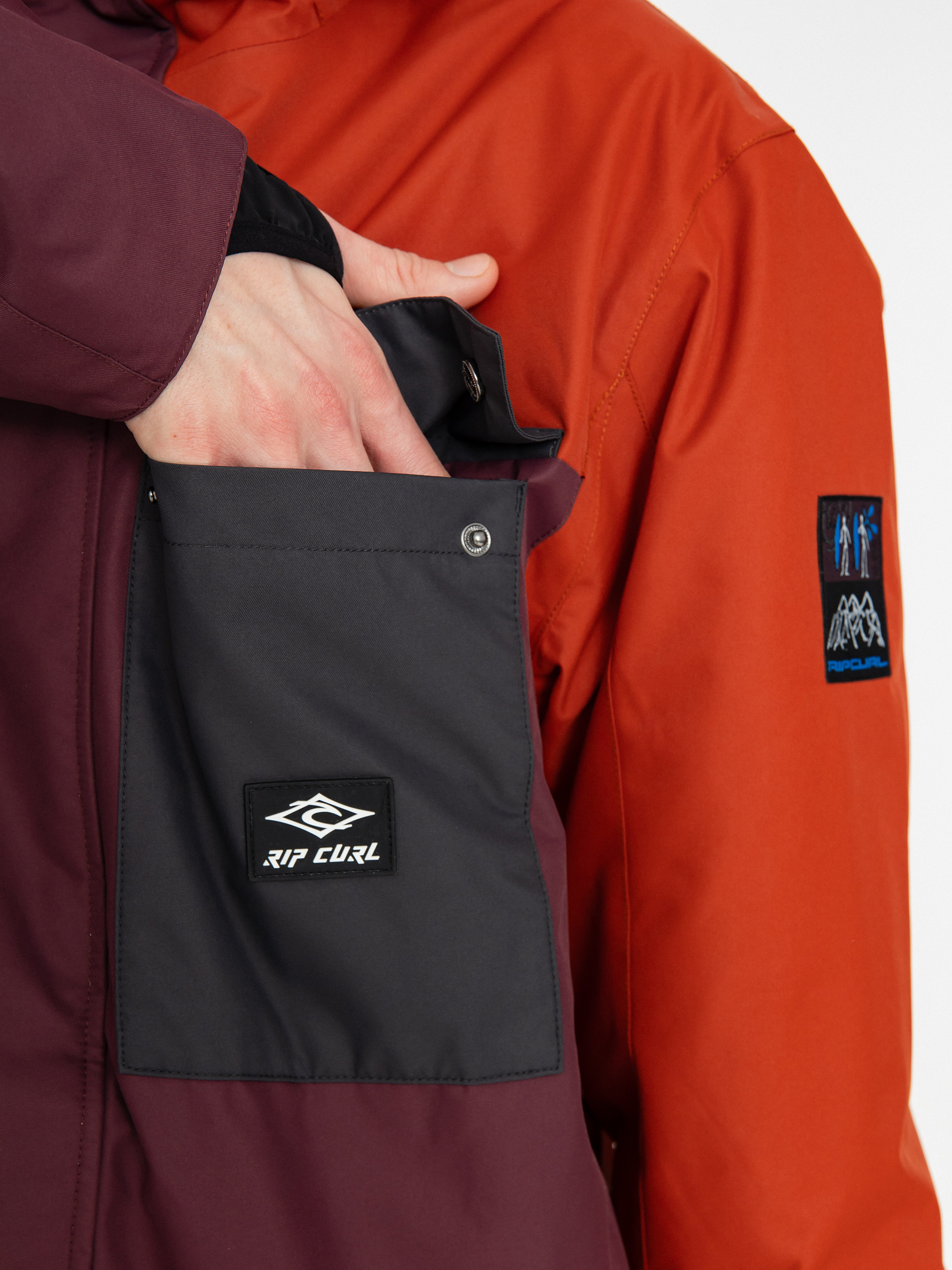 Męska Kurtka snowboardowa Rip Curl Pinnacle (picante)