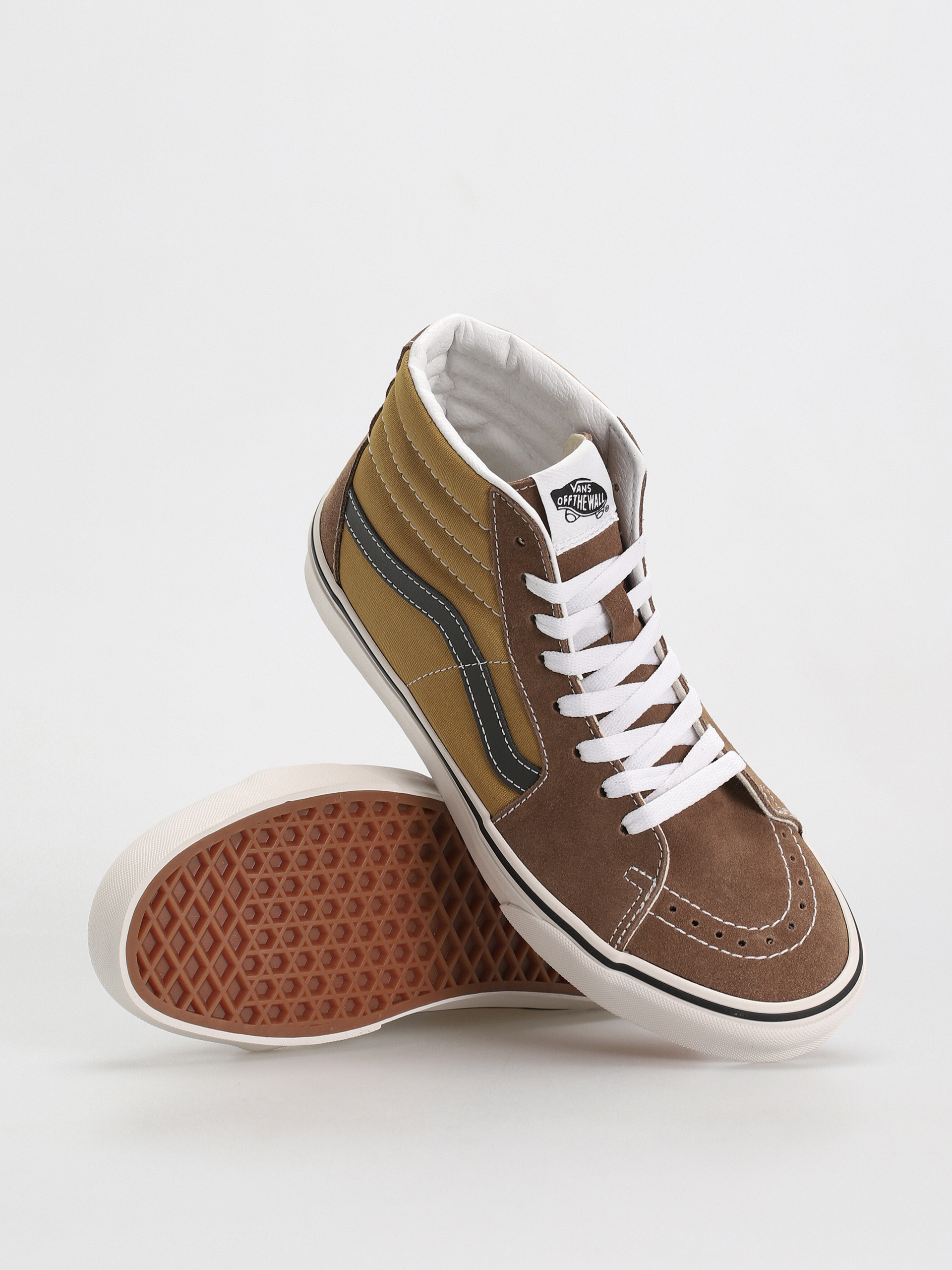 Buty Vans Sk8 Hi (canvas/suede pop brown/multi)