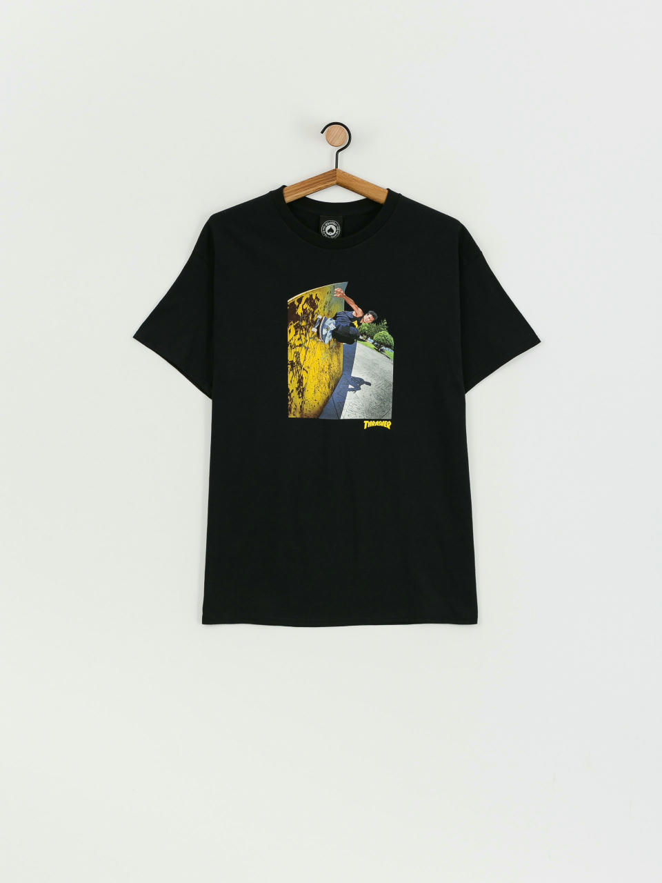 T-shirt Thrasher Mic E Wallride (black)