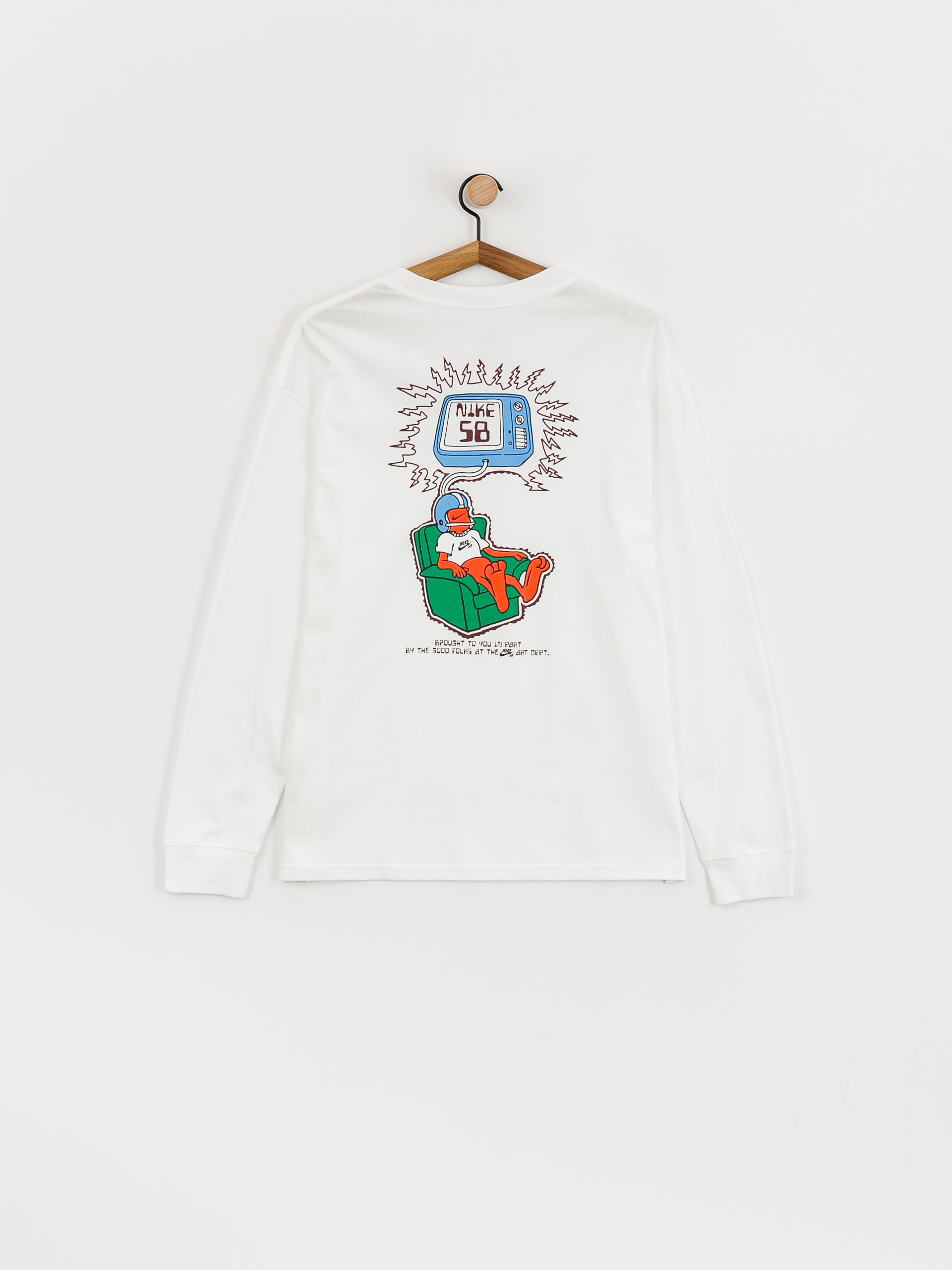 Longsleeve Nike SB M90 Brainwash (white)