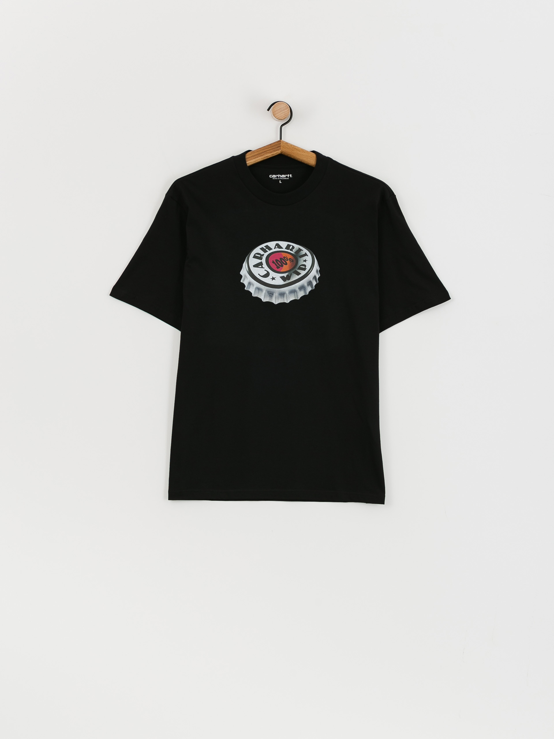 T-shirt Carhartt WIP Bottle Cap (black)