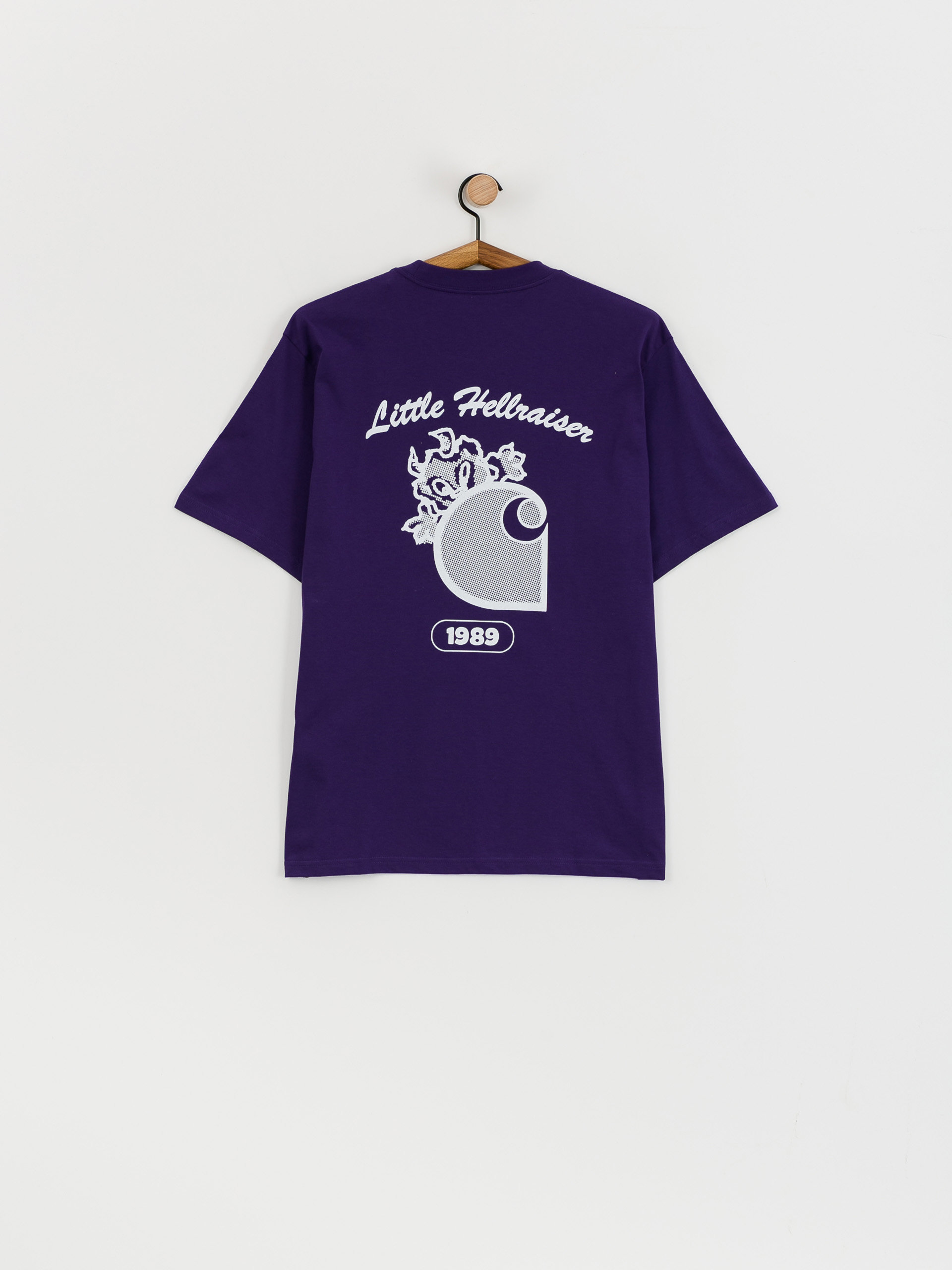 T-shirt Carhartt WIP Little Hellraiser (tyrian/white)