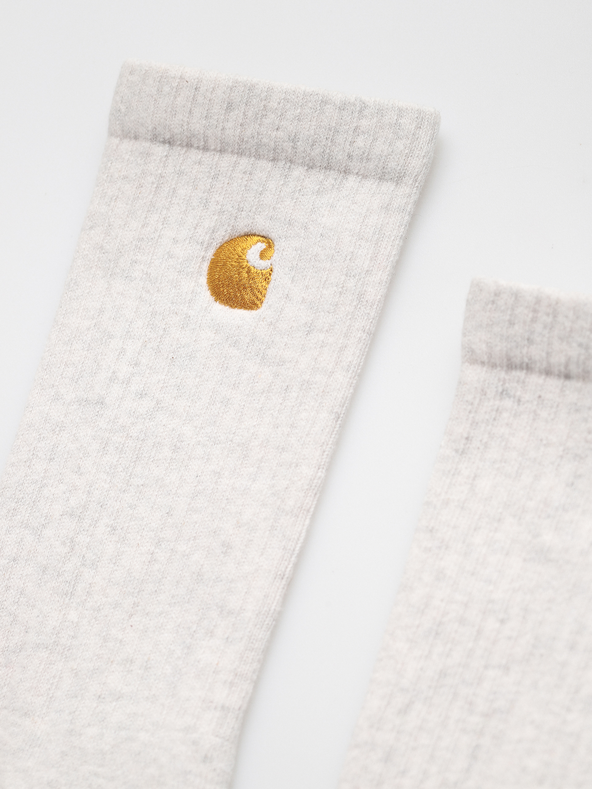 Skarpetki Carhartt WIP Chase (ash heather/gold)