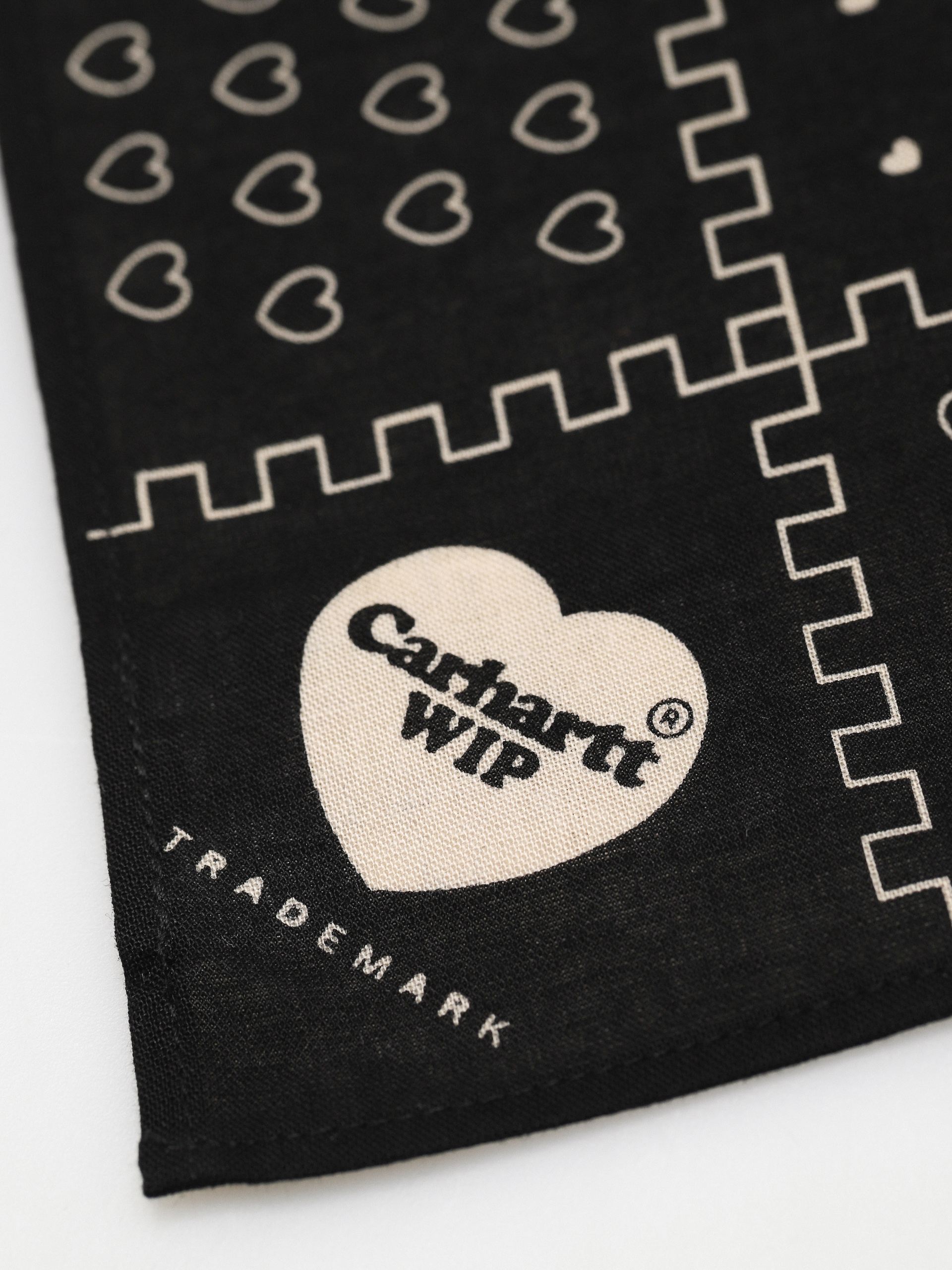 Bandana Carhartt WIP Heart Bandana (heart bandana print/black)