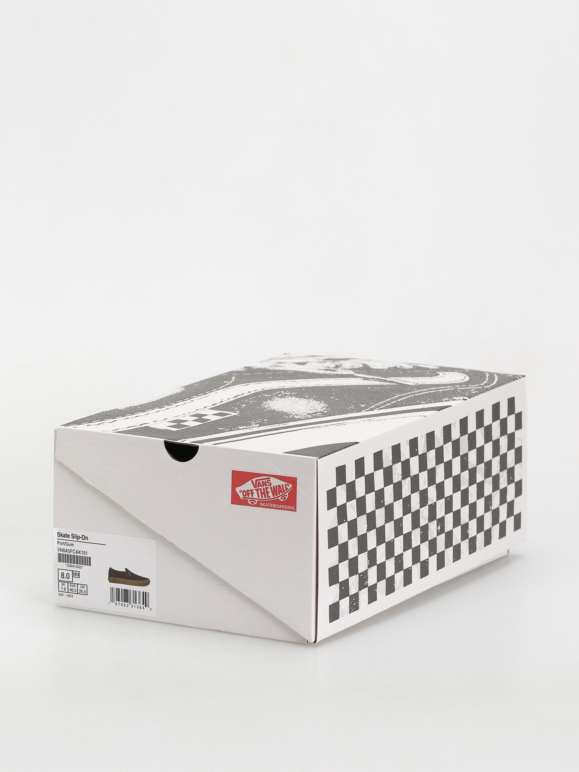 Buty Vans Skate Slip On (port/gum)