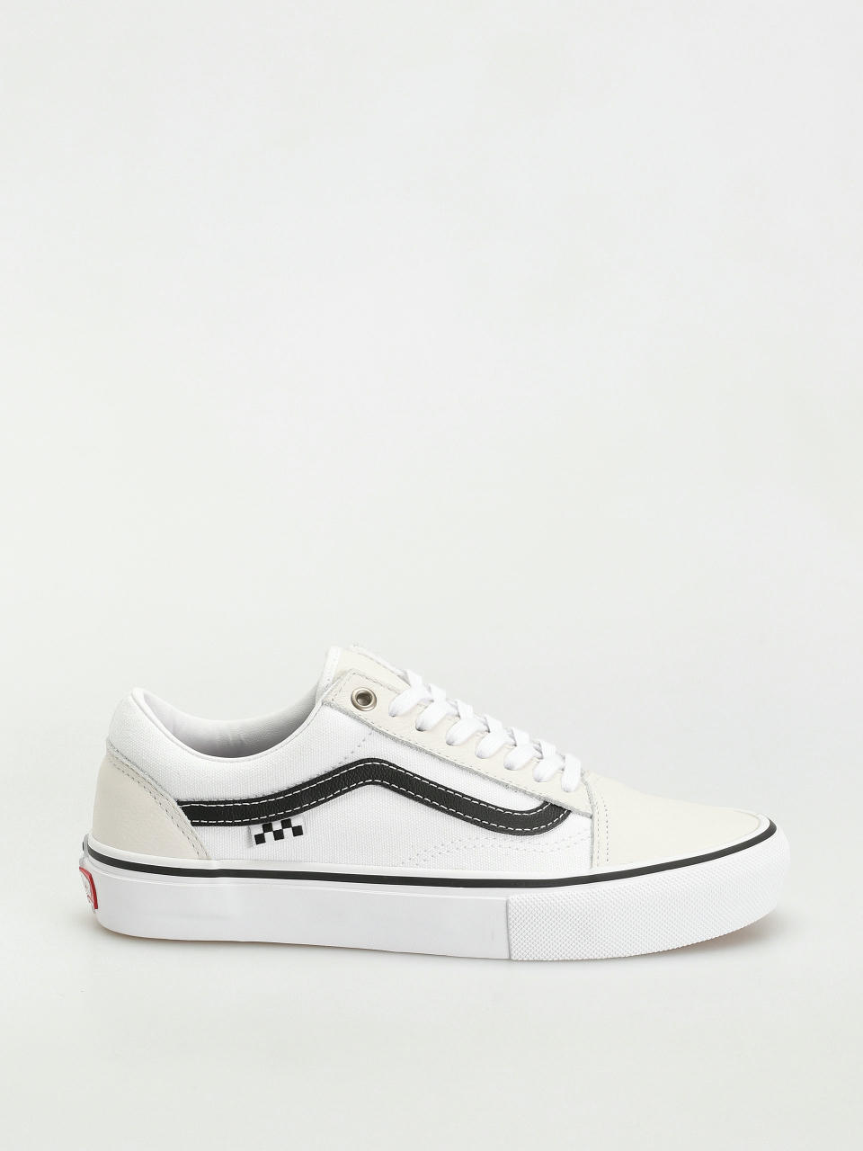 Buty Vans Skate Old Skool (leather white/white)