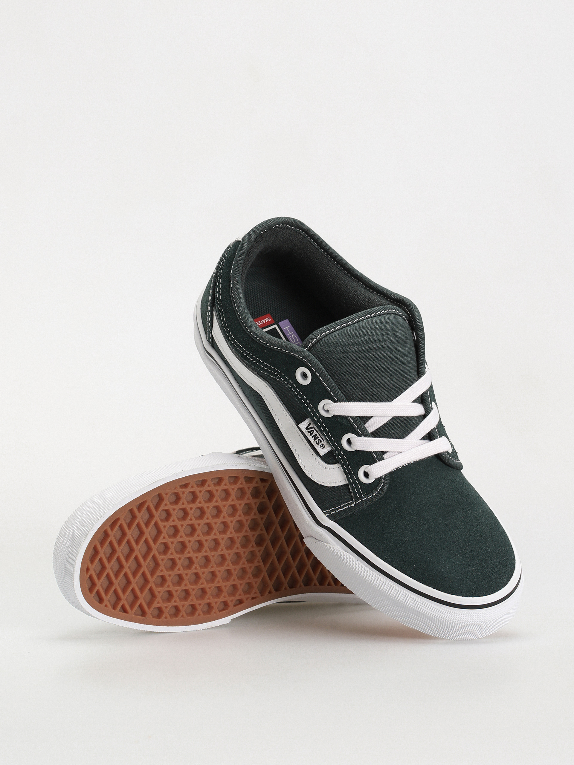 Buty Vans Chukka Low Sidestripe (green gables/true white)