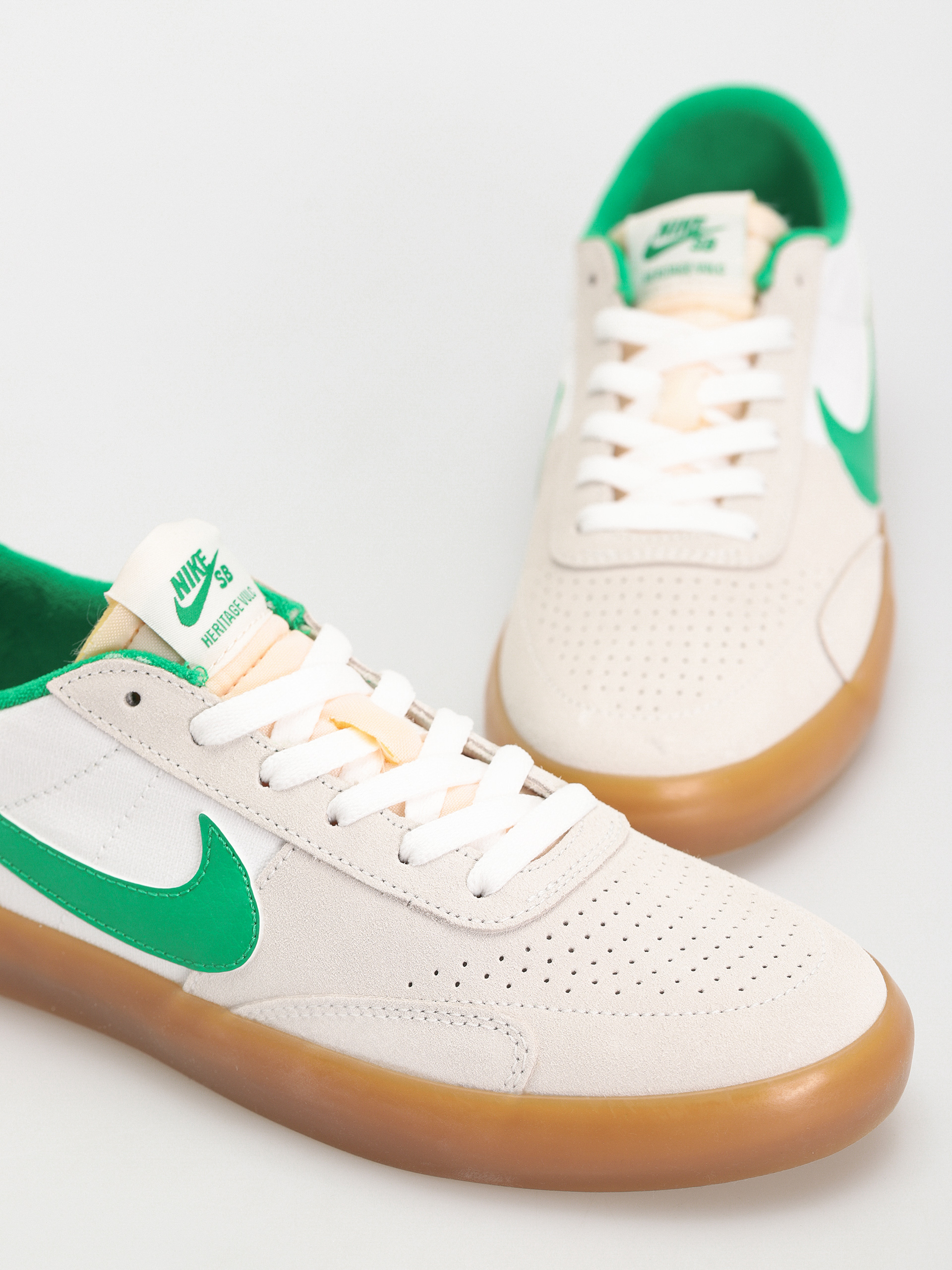 Buty Nike SB Heritage Vulc (summit white/lucky green white)