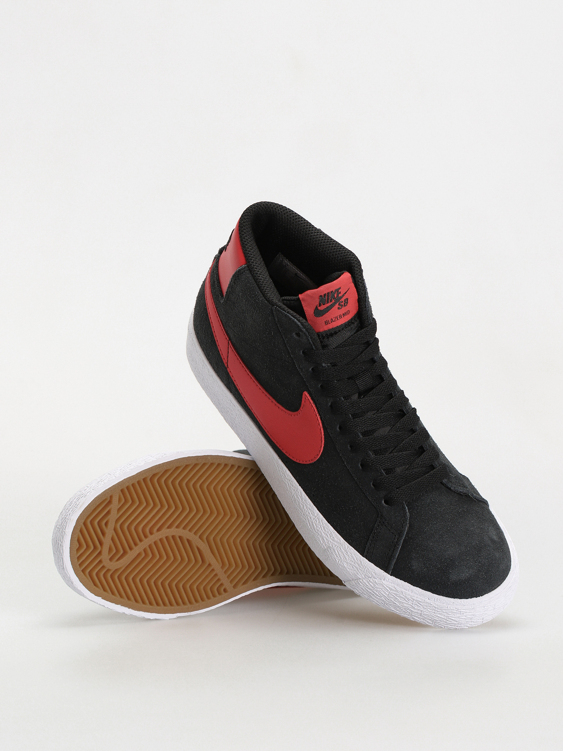 Buty Nike SB Zoom Blazer Mid (black/university red black white)
