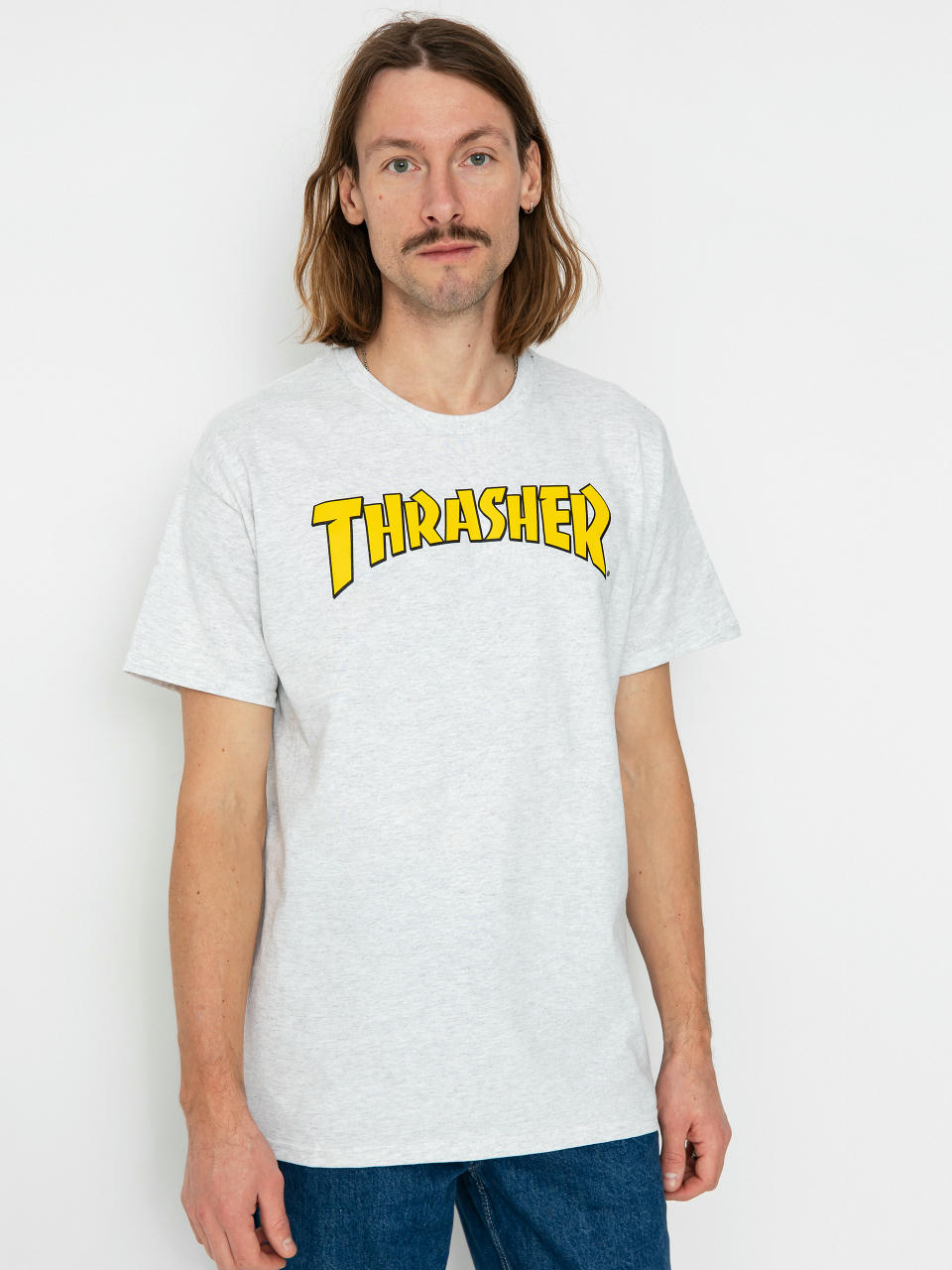 T-shirt Thrasher Cover Logo (ash grey)