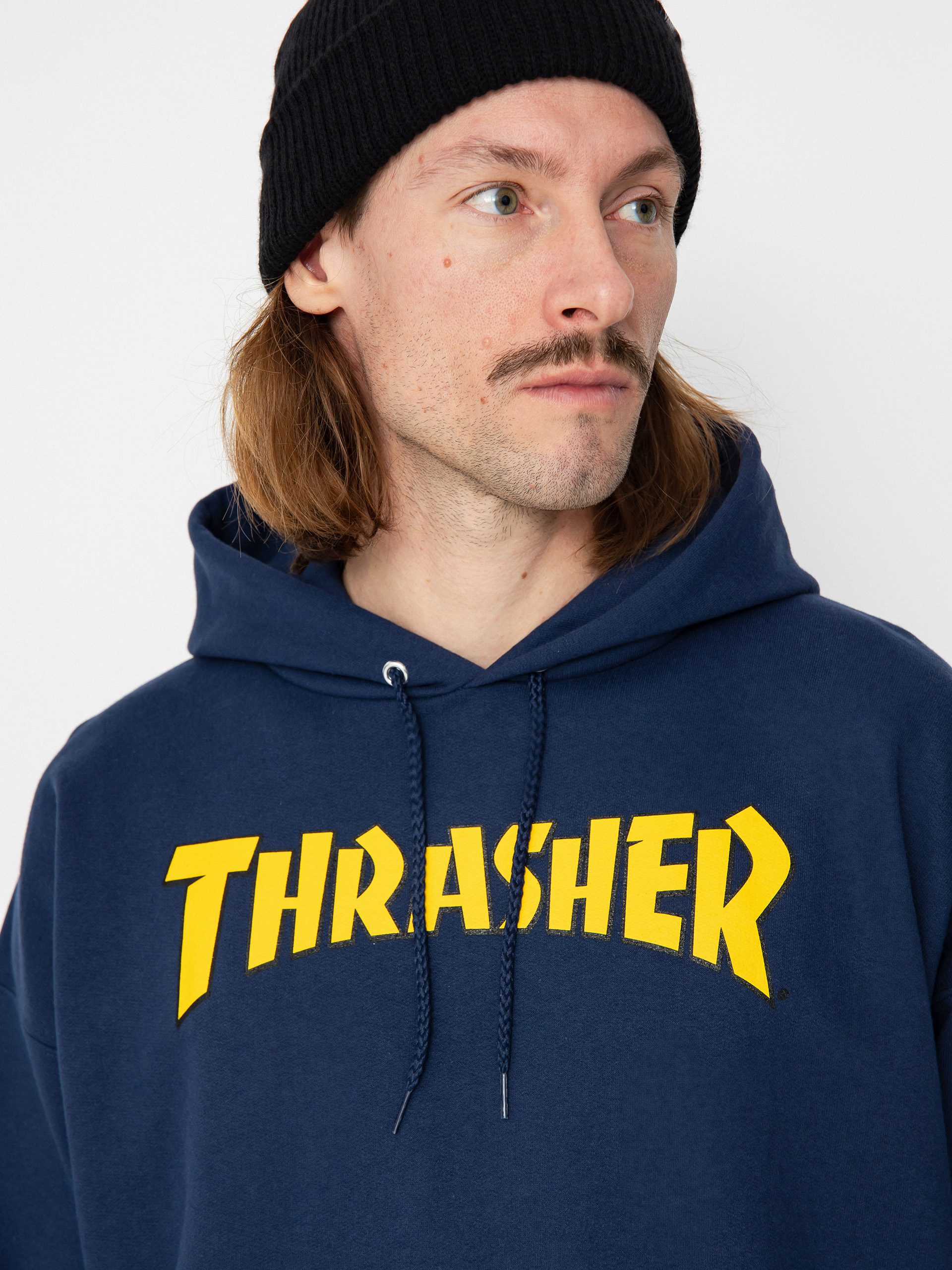Bluza z kapturem Thrasher Cover Logo HD (navy)