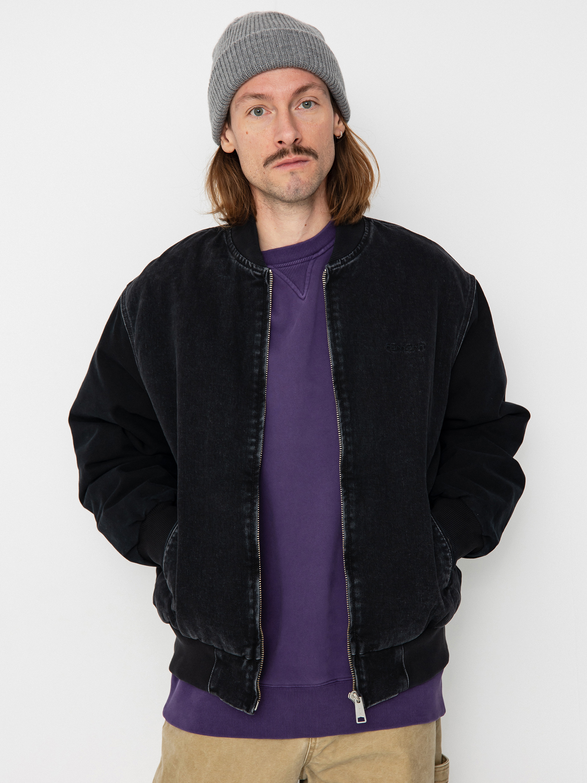 Kurtka Carhartt WIP Paxon Bomber (black/black)