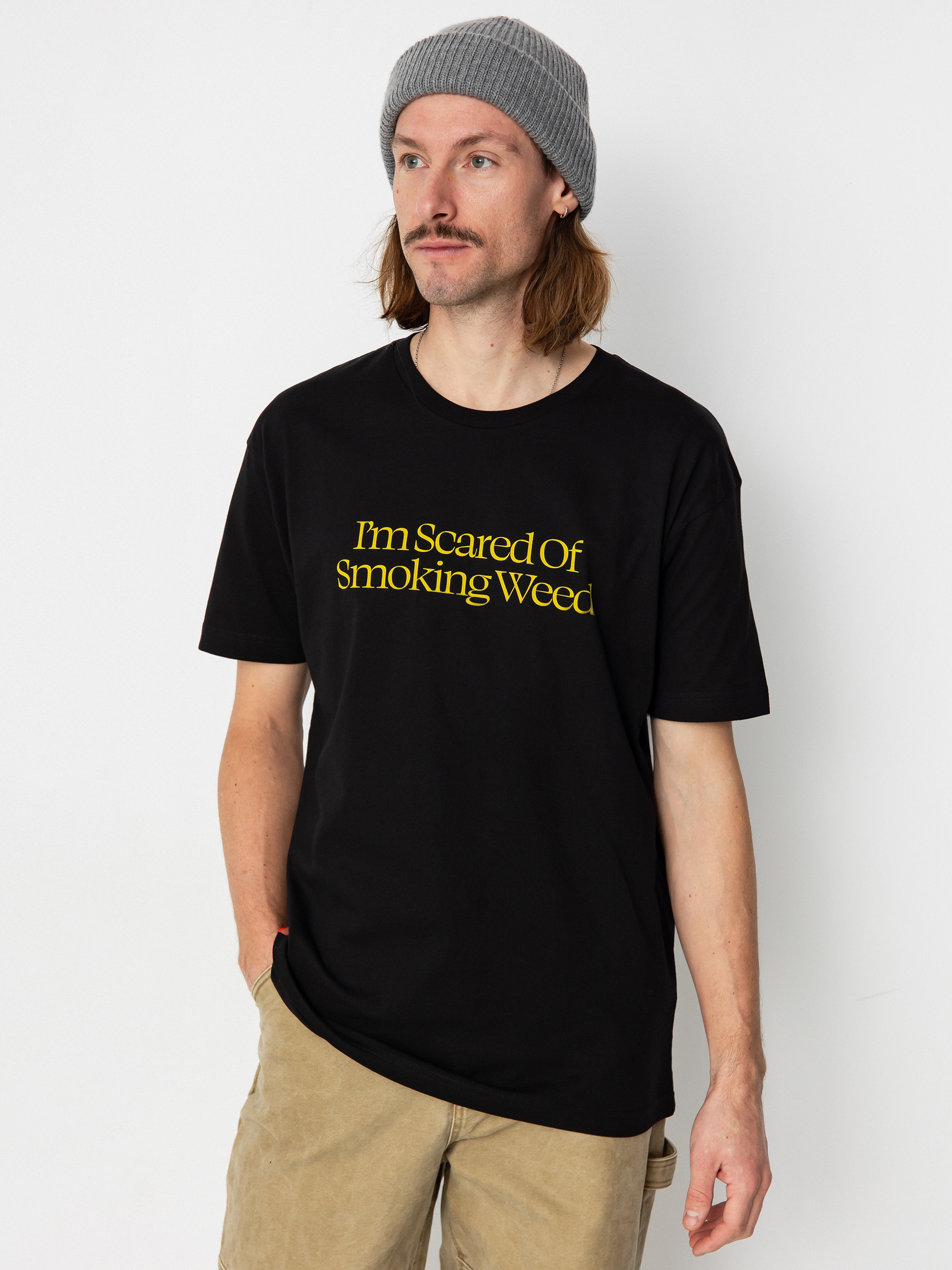 T-shirt Jacuzzi Scared Weed (black)