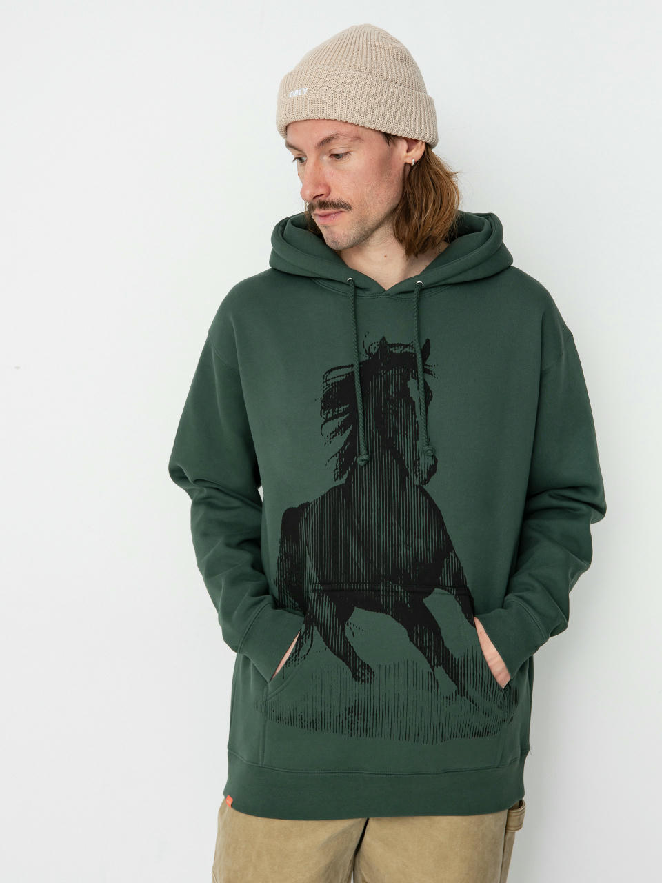 Bluza z kapturem Jacuzzi Horse Premium HD (alpine green)