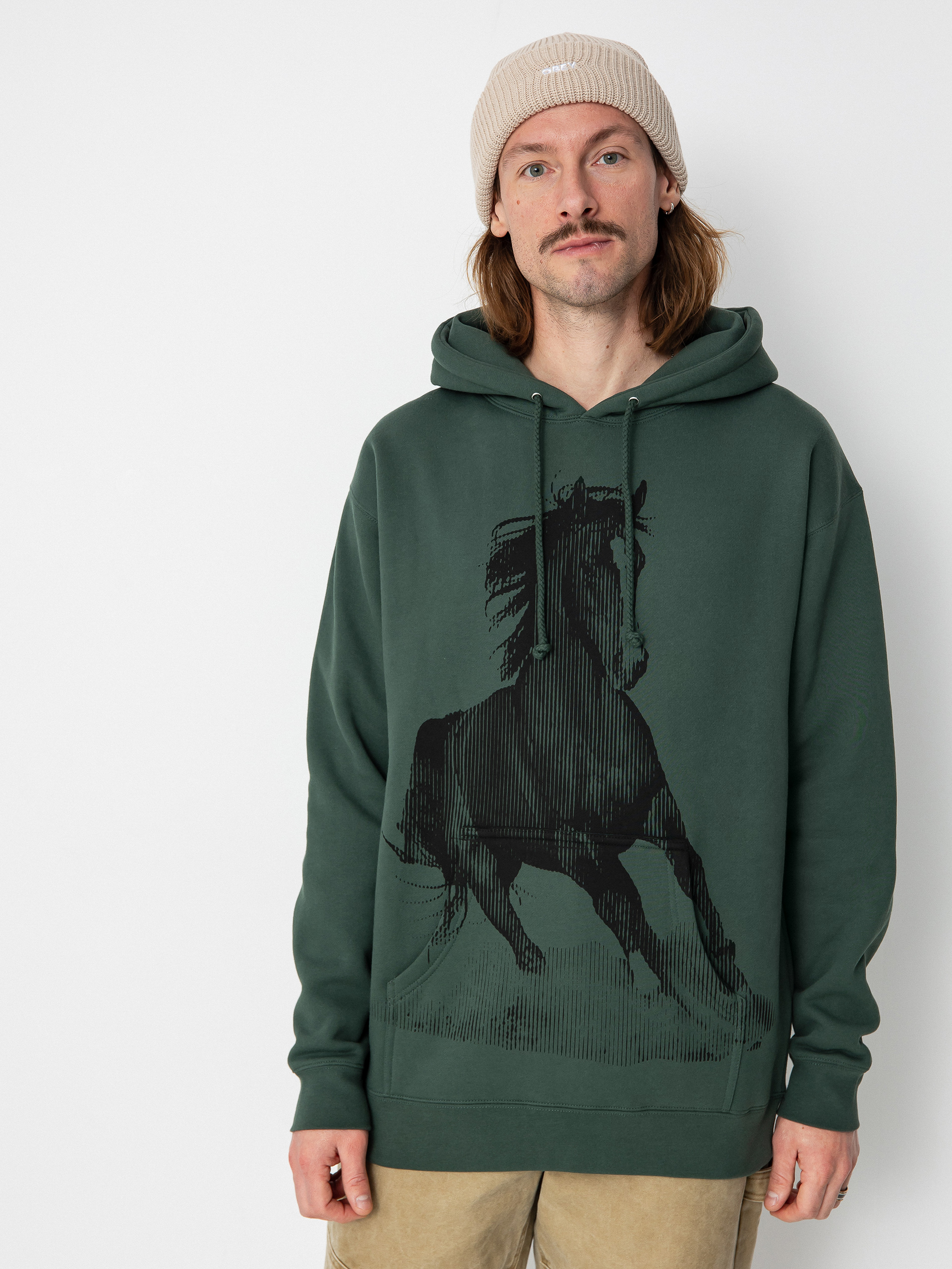 Bluza z kapturem Jacuzzi Horse Premium HD (alpine green)