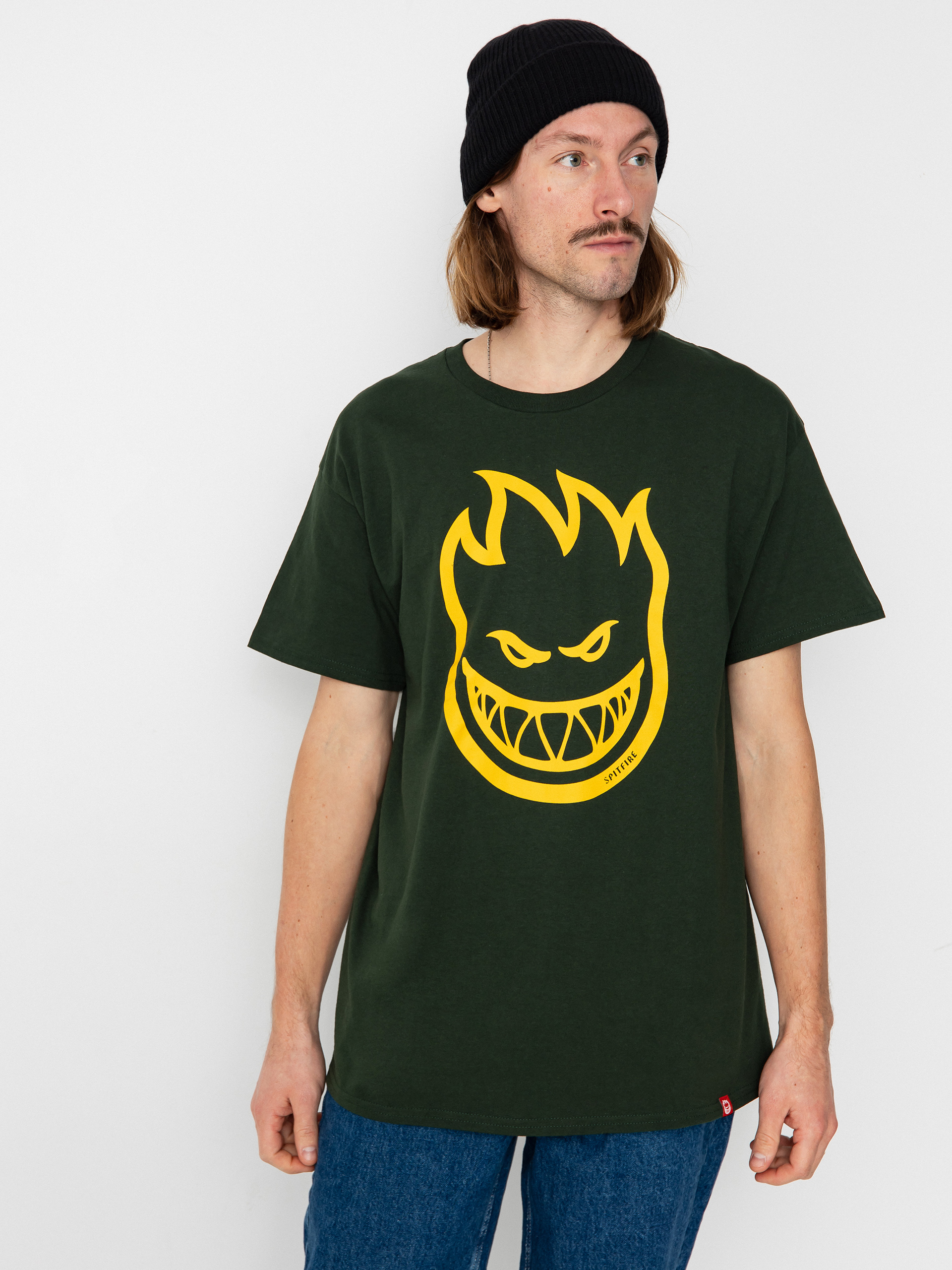 T-shirt Spitfire Bighead (forest green/gold)