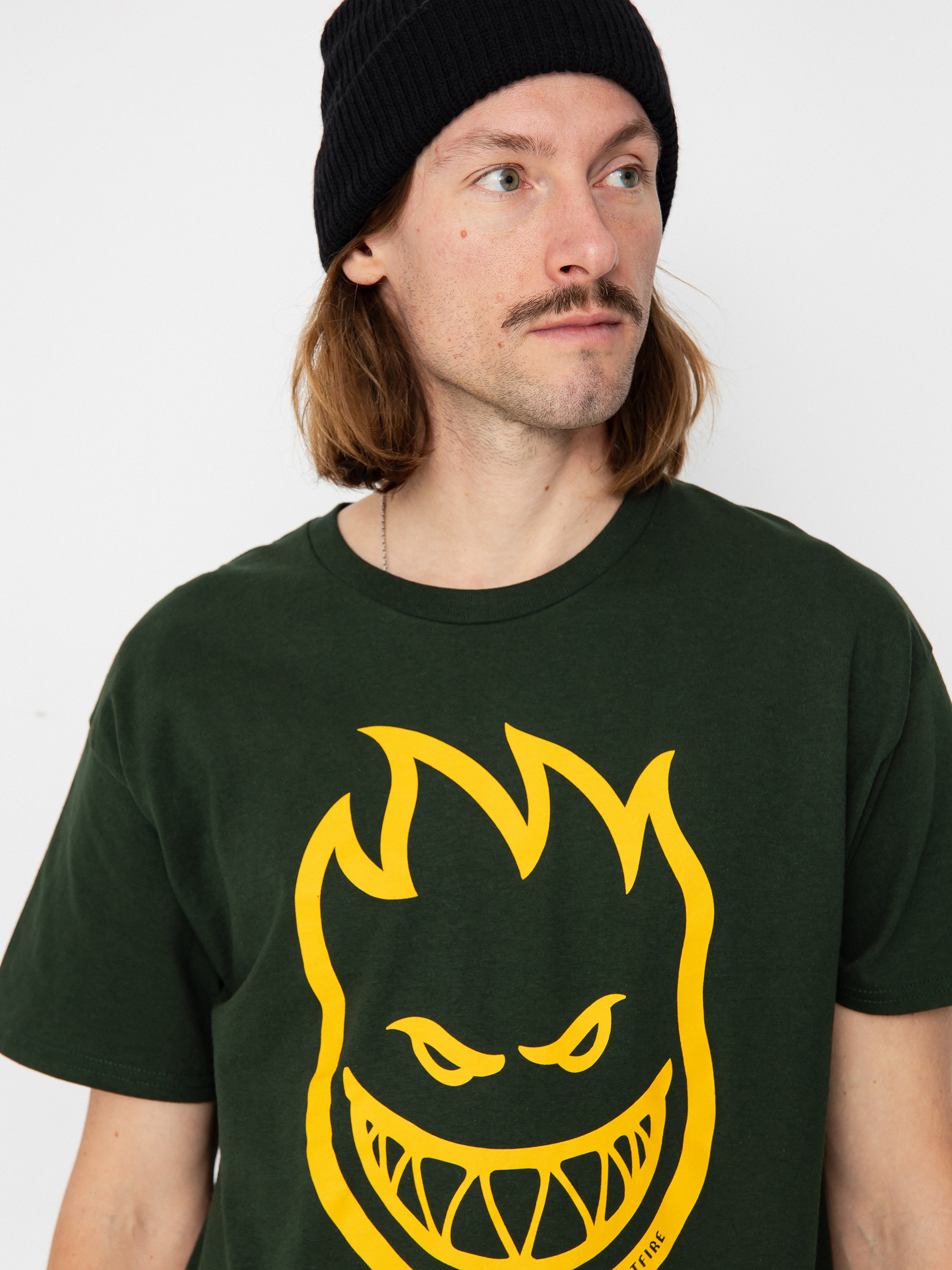 T-shirt Spitfire Bighead (forest green/gold)