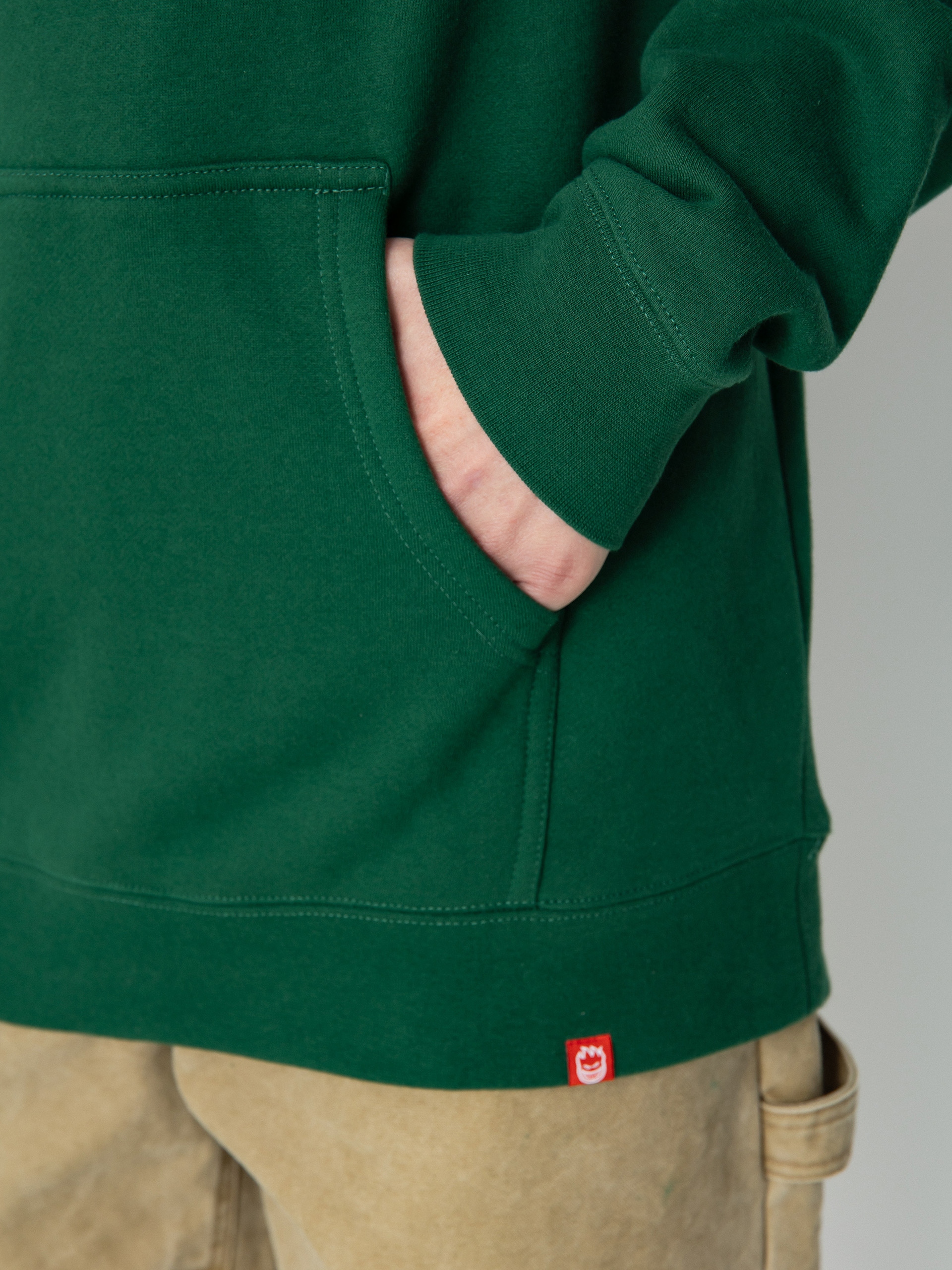 Bluza z kapturem Spitfire Hell Hounds II HD (dark green)