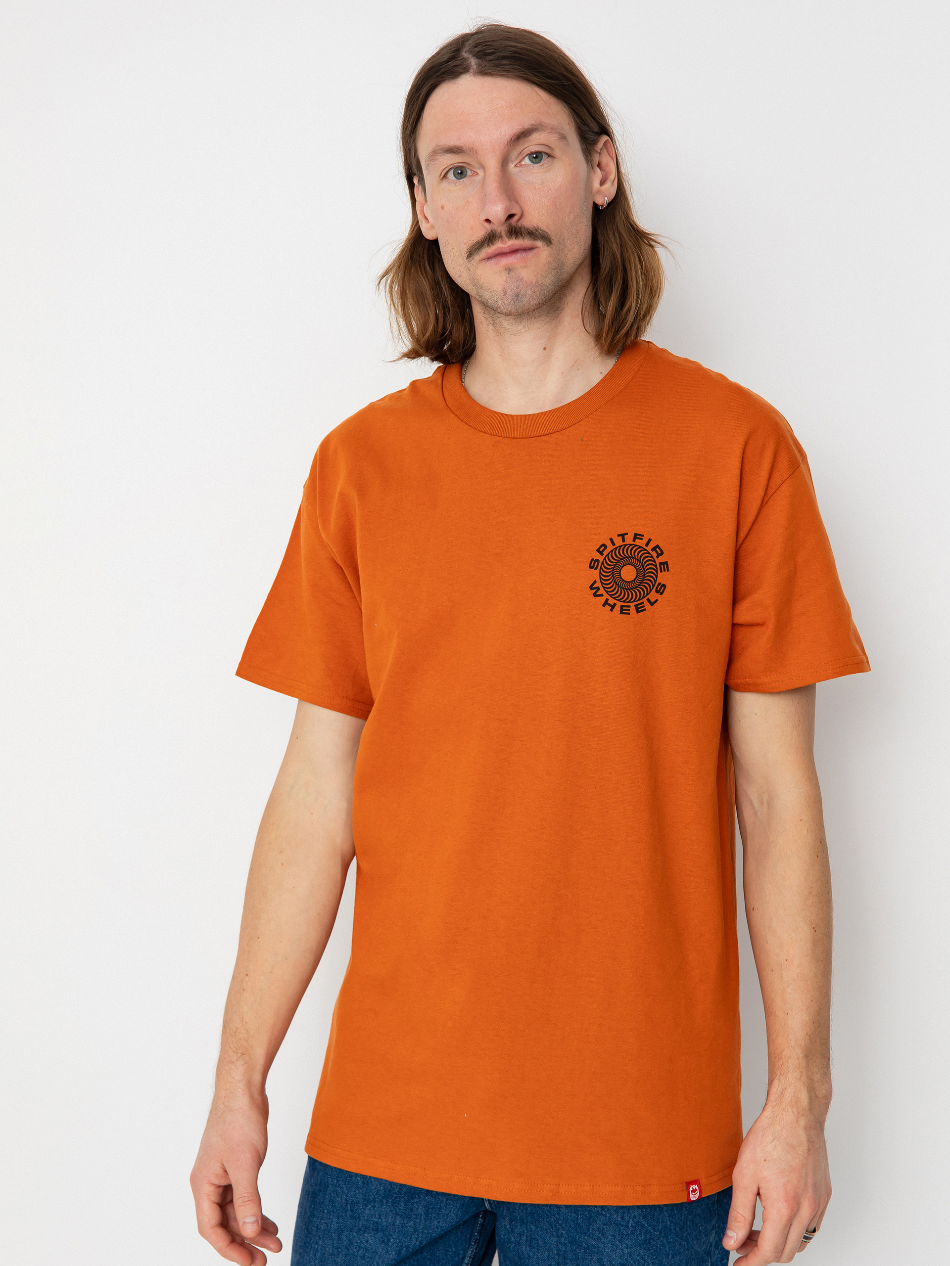 T-shirt Spitfire Classic 87 Swirl (orange/black)