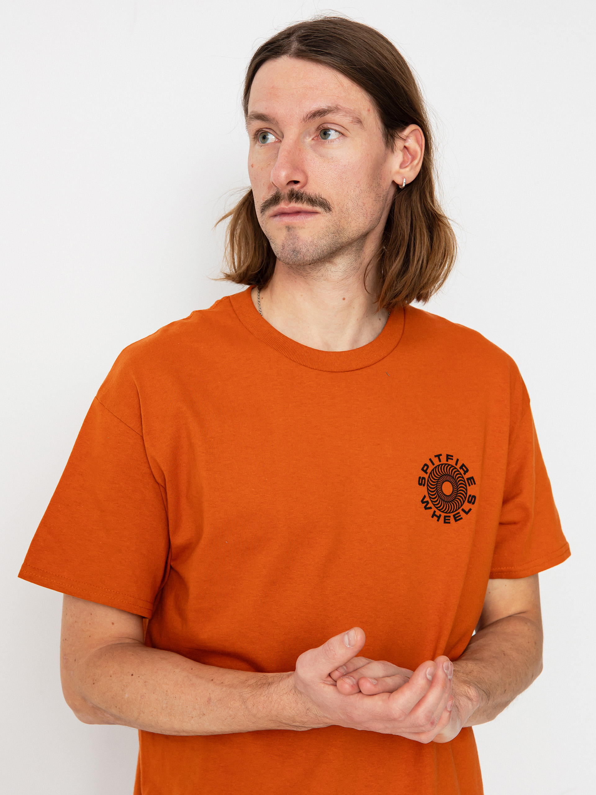 T-shirt Spitfire Classic 87 Swirl (orange/black)