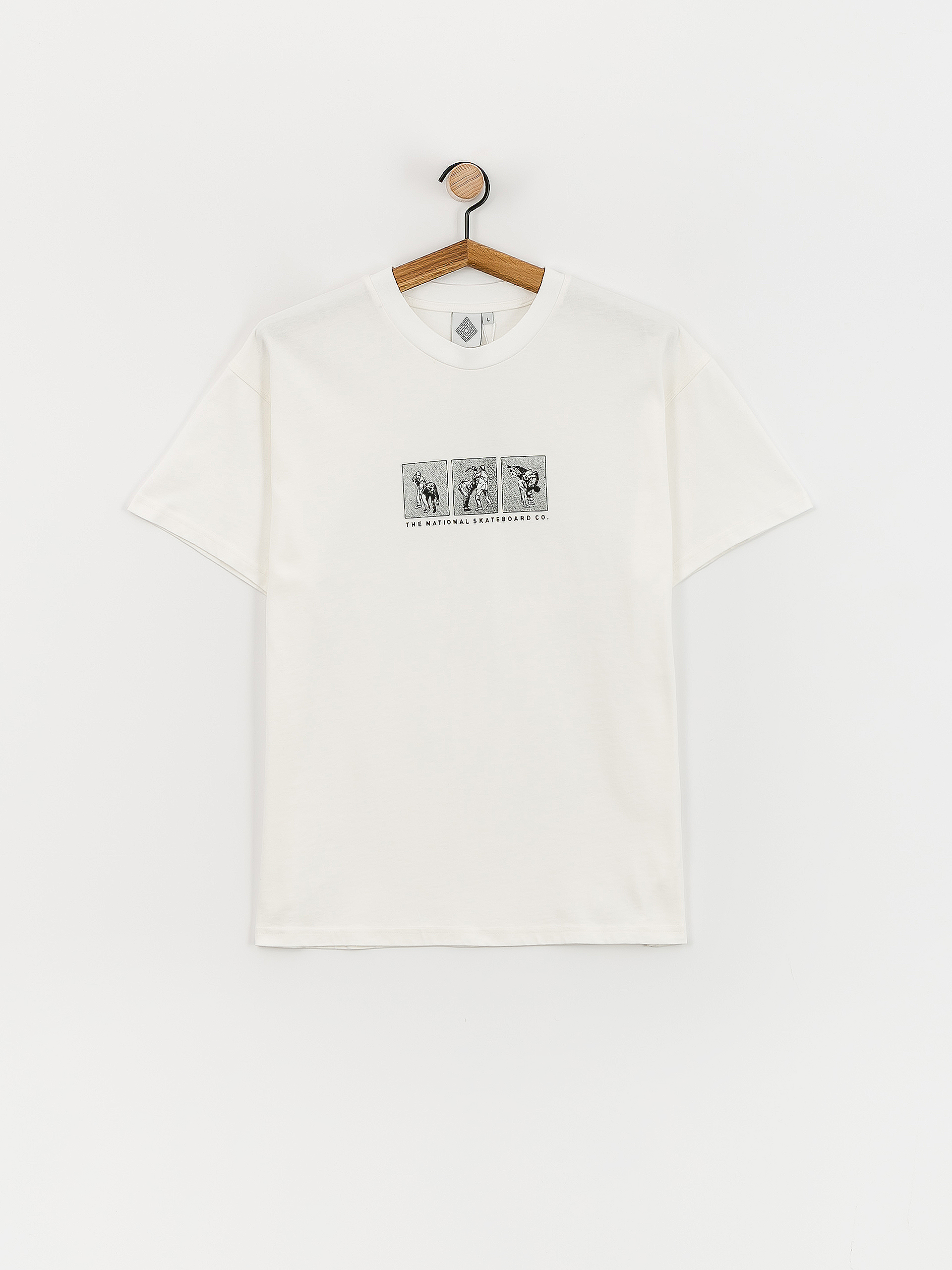 T-shirt The National Skateboard Co Office Politics Triptych (off white)