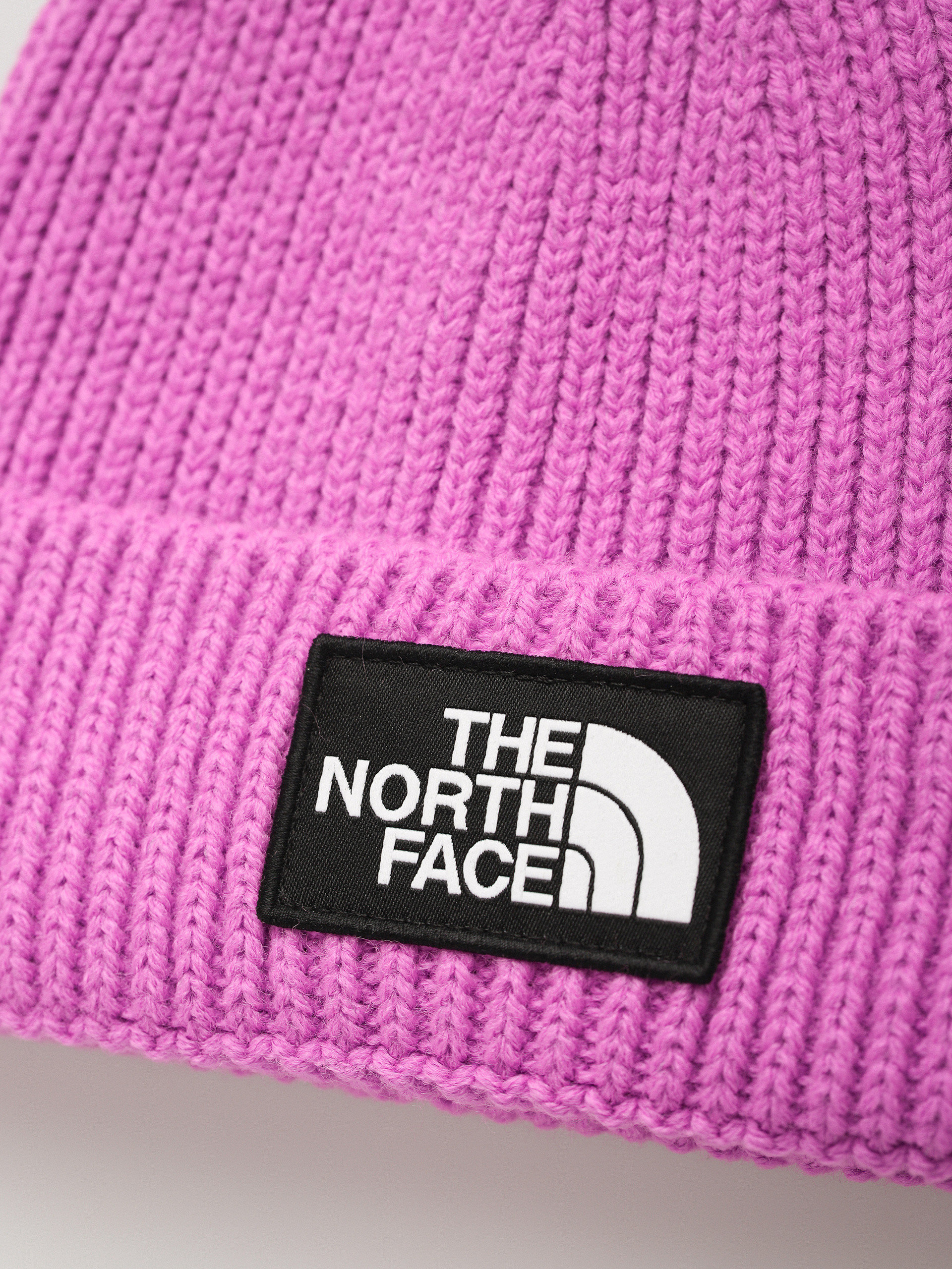 Czapka zimowa The North Face Tnf Logo Box Cuffed (violet crocus)