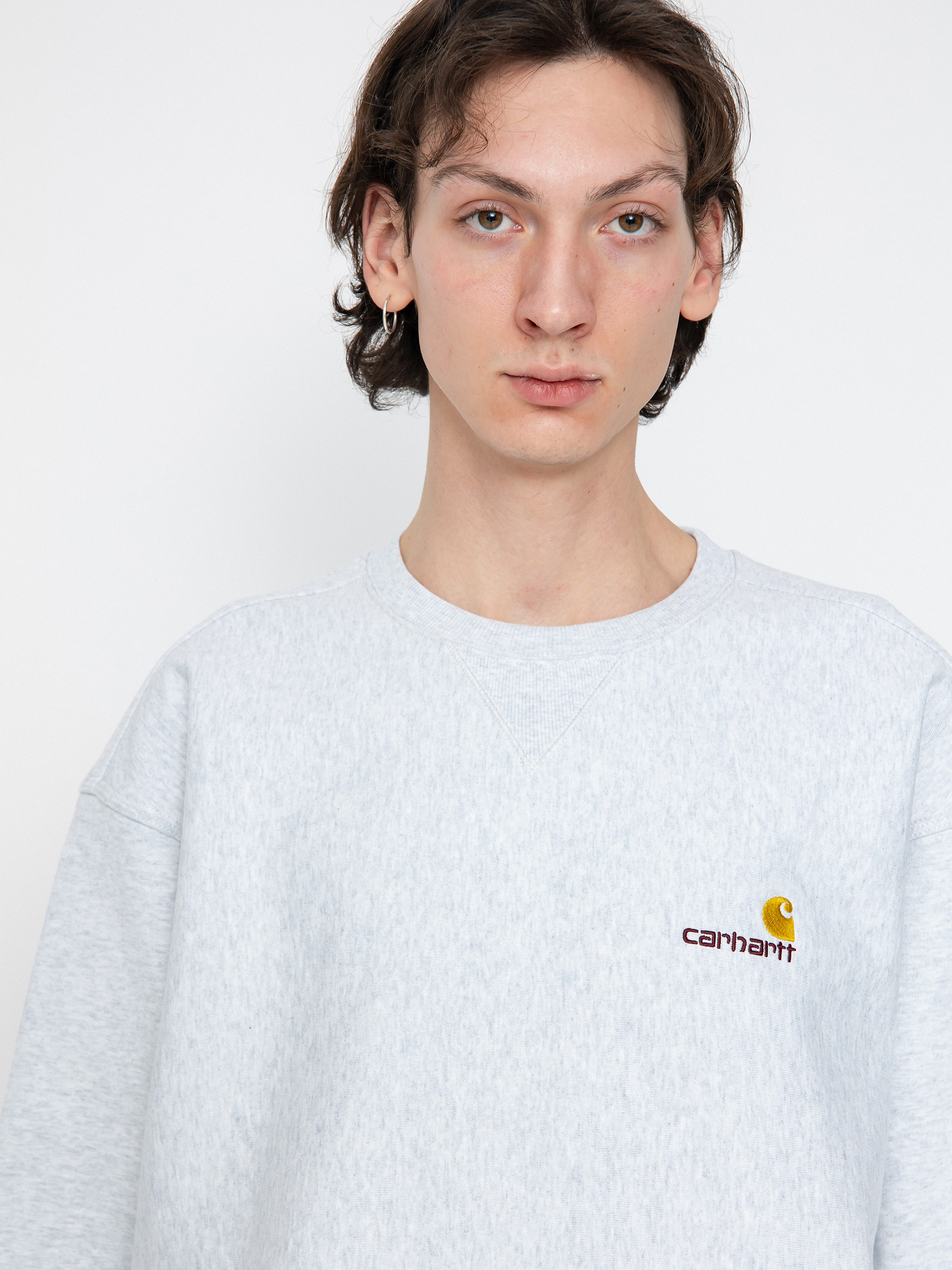 Bluza Carhartt WIP American Script (ash heather)