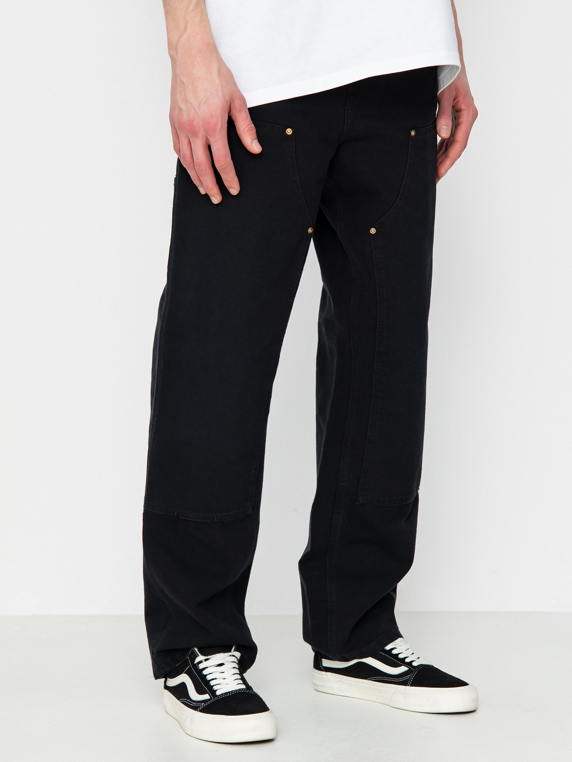 Spodnie Carhartt WIP Double Knee - czarny (black)