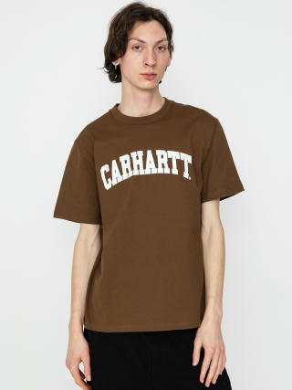 T-shirt Carhartt WIP University (lumber/white)