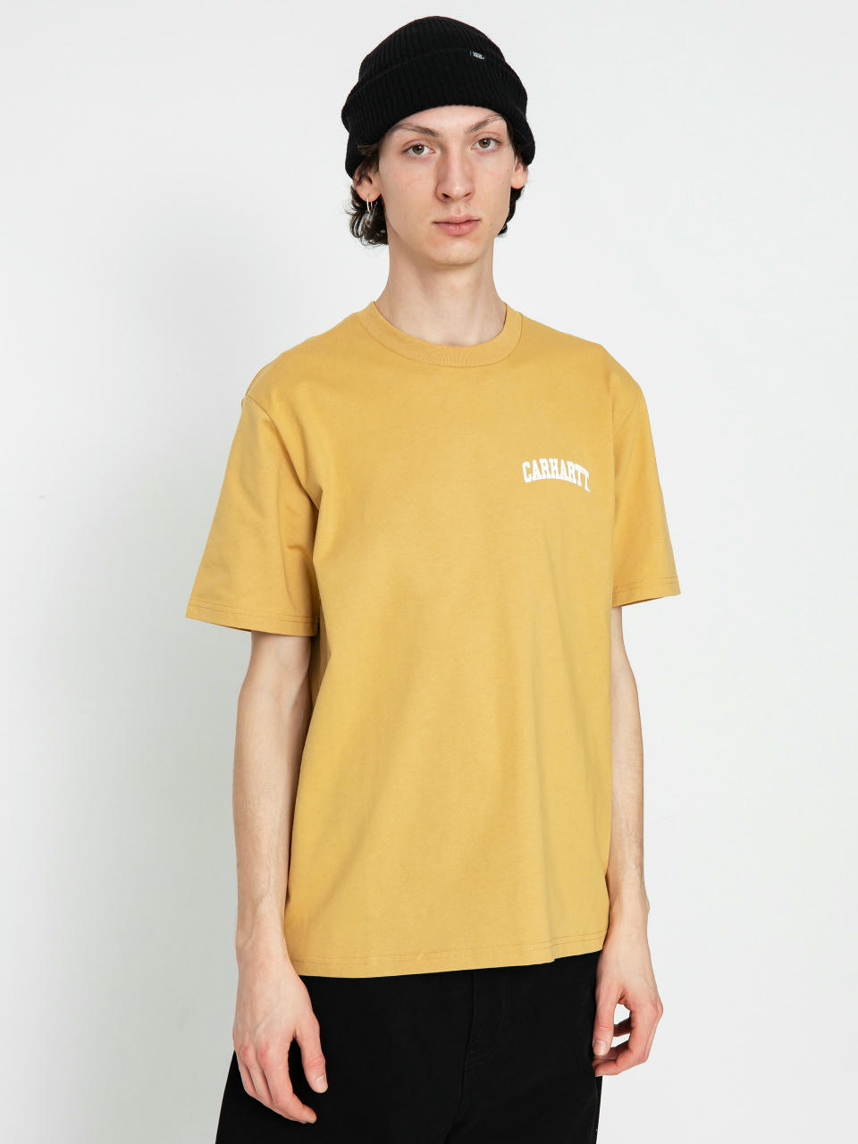 T-shirt Carhartt WIP University Script (bourbon/white)