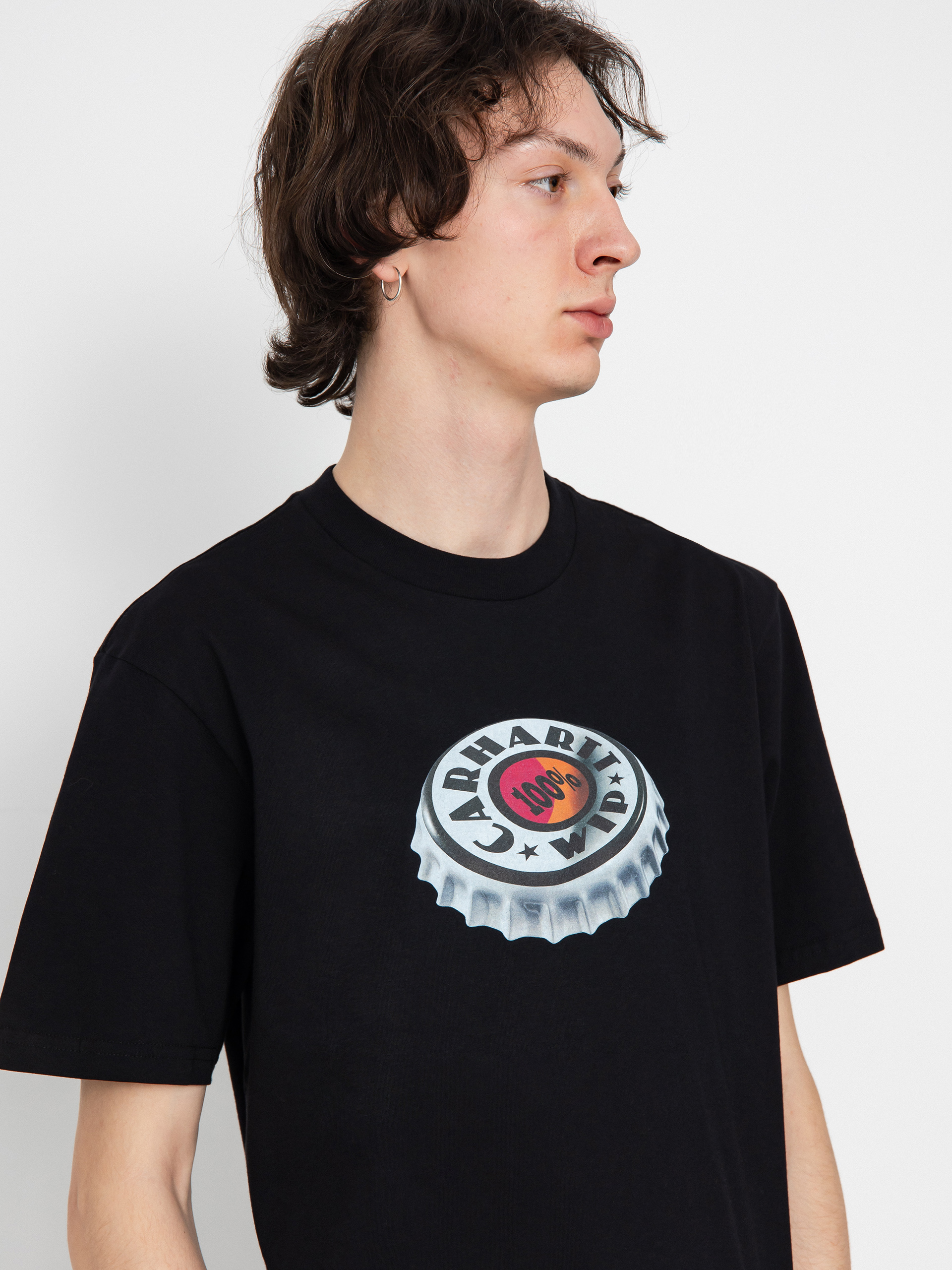 T-shirt Carhartt WIP Bottle Cap (black)