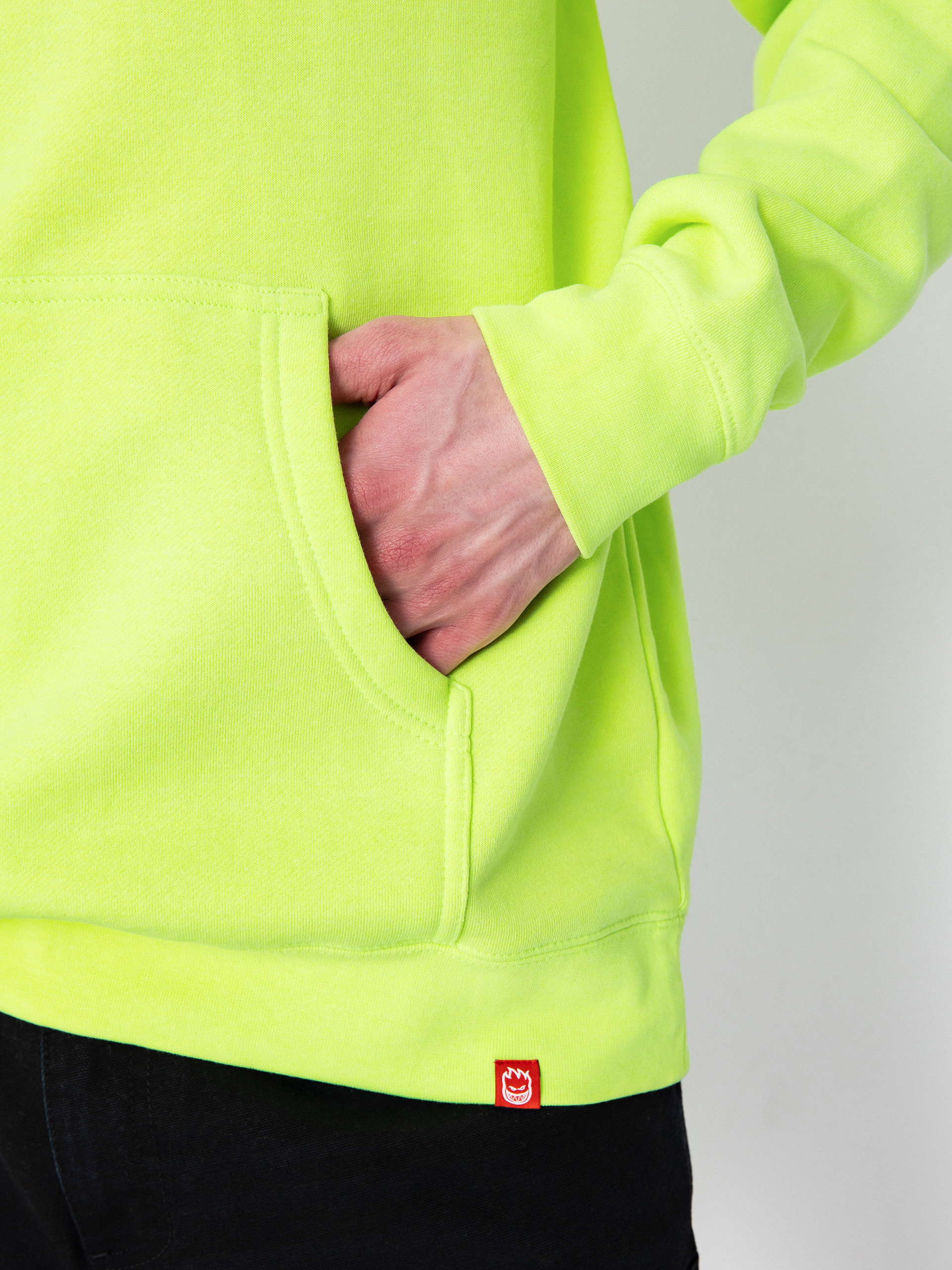 Bluza z kapturem Spitfire Swrld Cls HD (safety yellow)